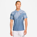 Jannik Sinner Court Dri-Fit Advantage Slam Polo Herren - petrol, hellblau