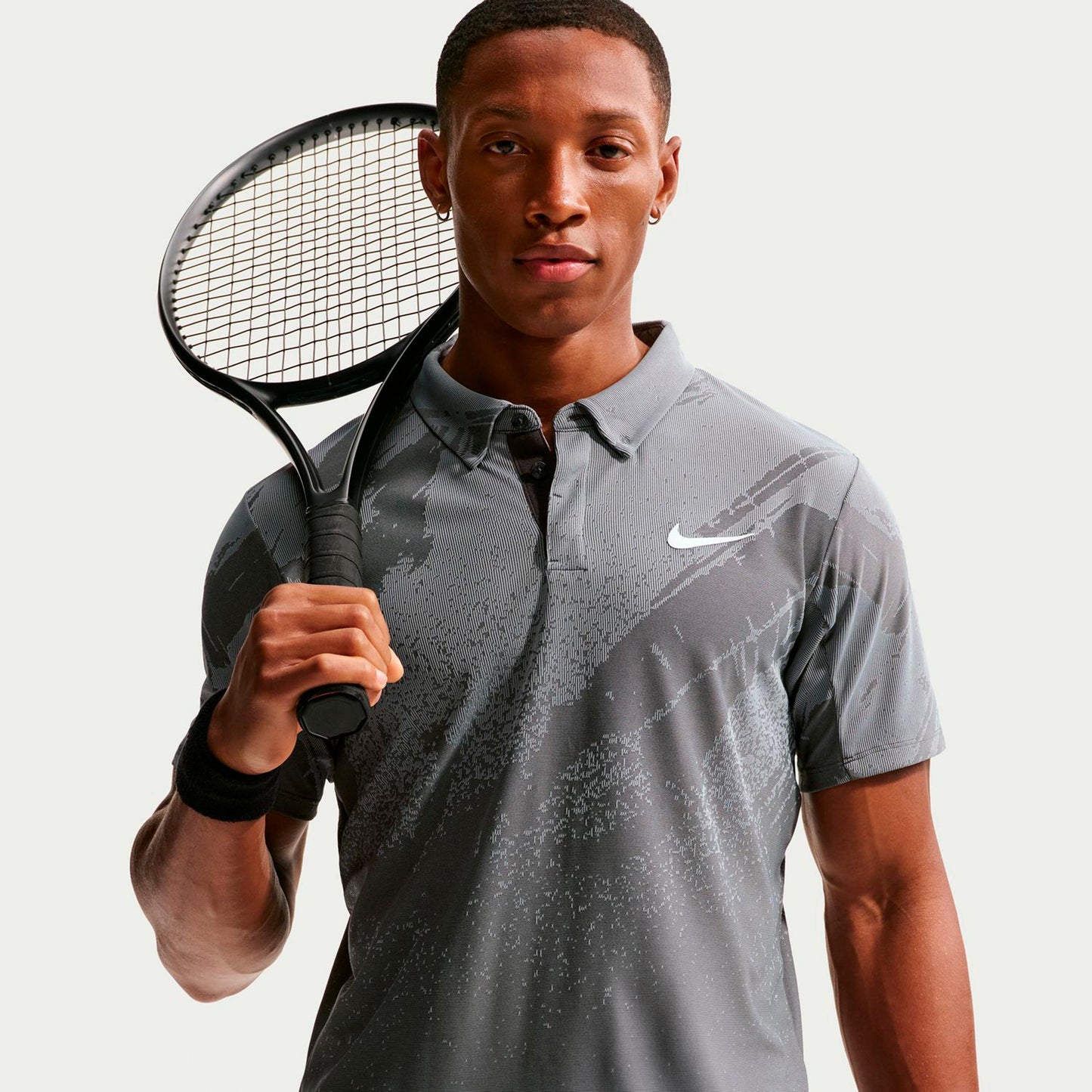 Nike Court Dri-Fit Advantage Slam Polo Herren - anthrazit