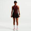Court Slam  Kleid Damen - schwarz, weinrot