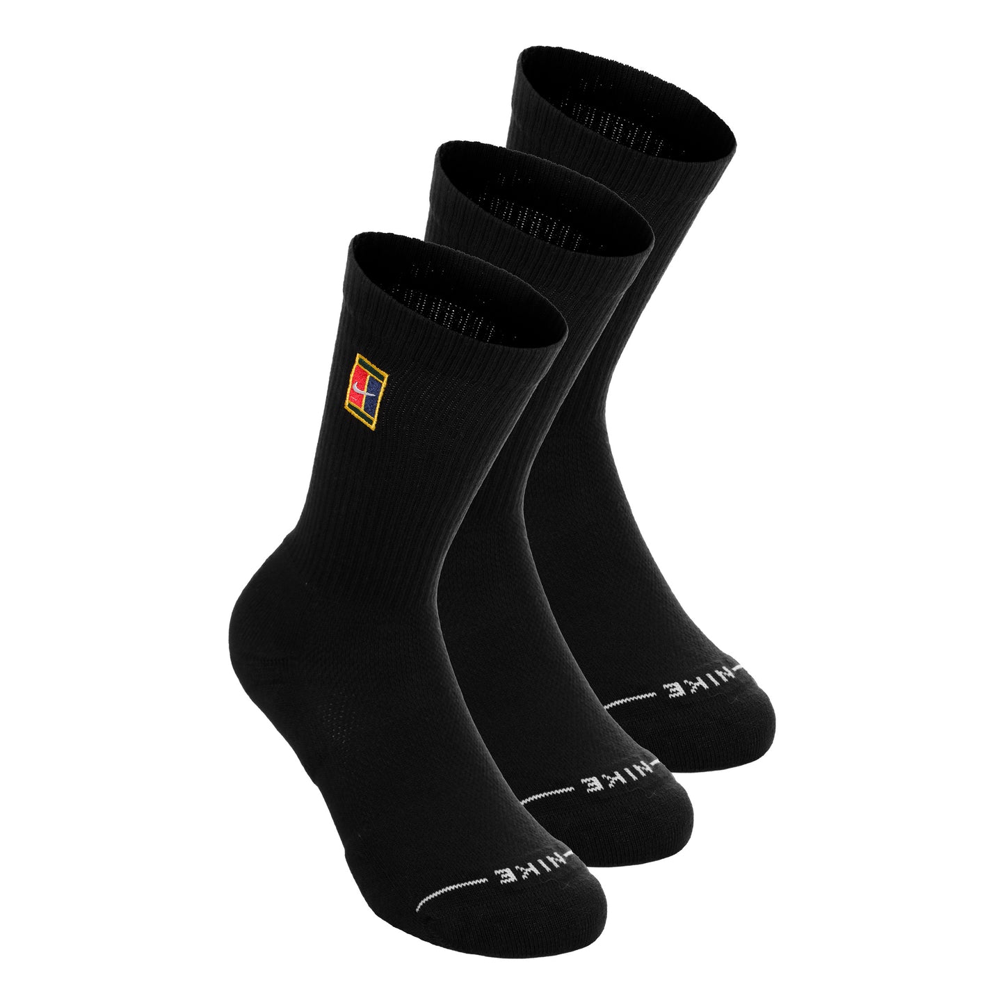 Nike Crew Tennissocken 3er Pack Unisex - schwarz