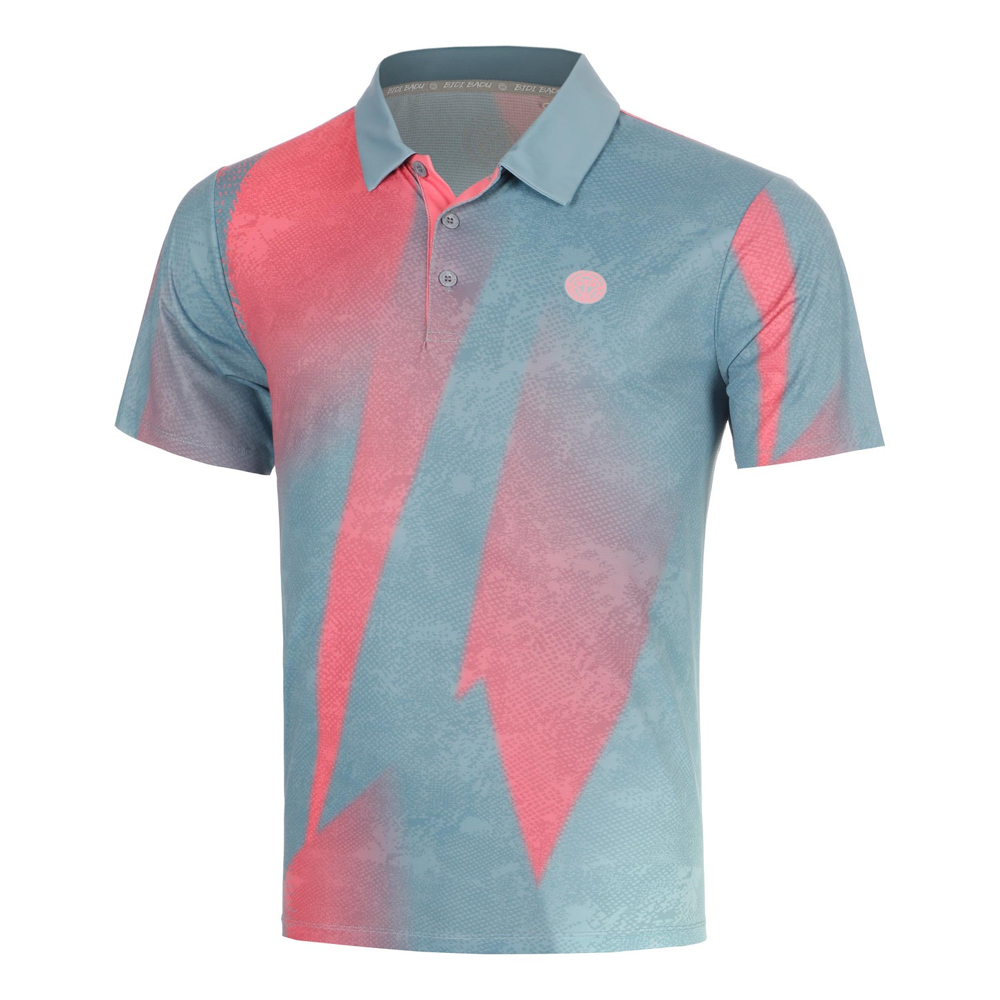 BIDI BADU Freeze Out  Polo Herren - grau, pink