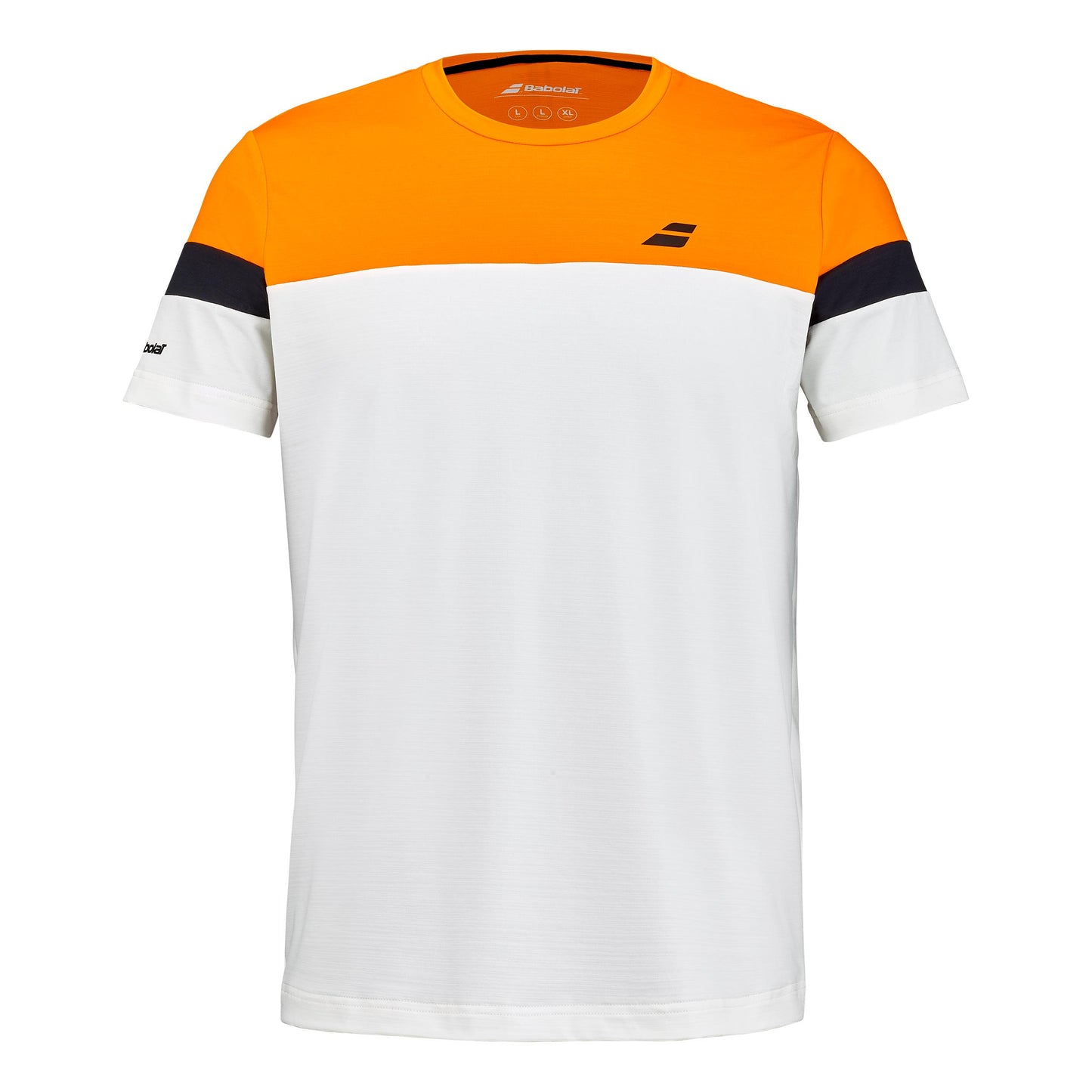 Babolat Performance Crew Neck T-Shirt Herren - creme, orange