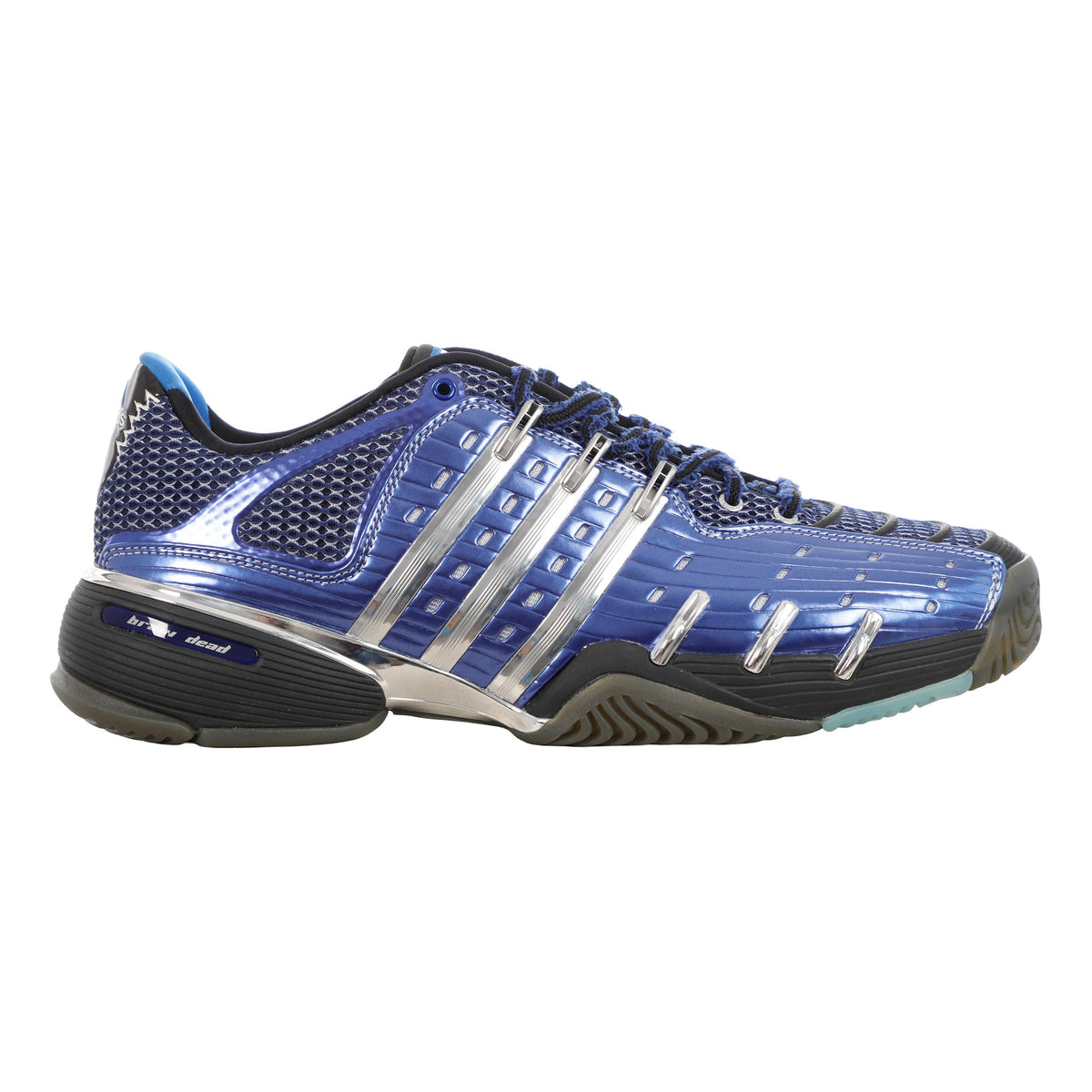 adidas Barricade V Brain Allcourtschuh Herren - dunkelblau