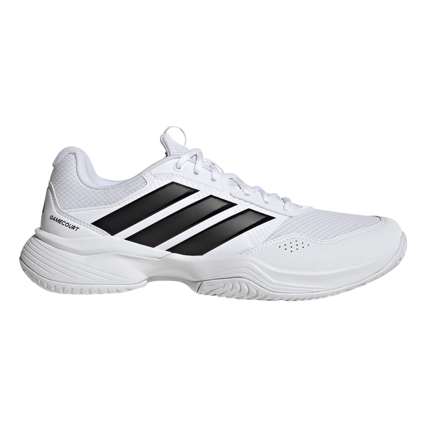adidas GameCourt 3 Wide Allcourtschuh Herren - weiß, schwarz