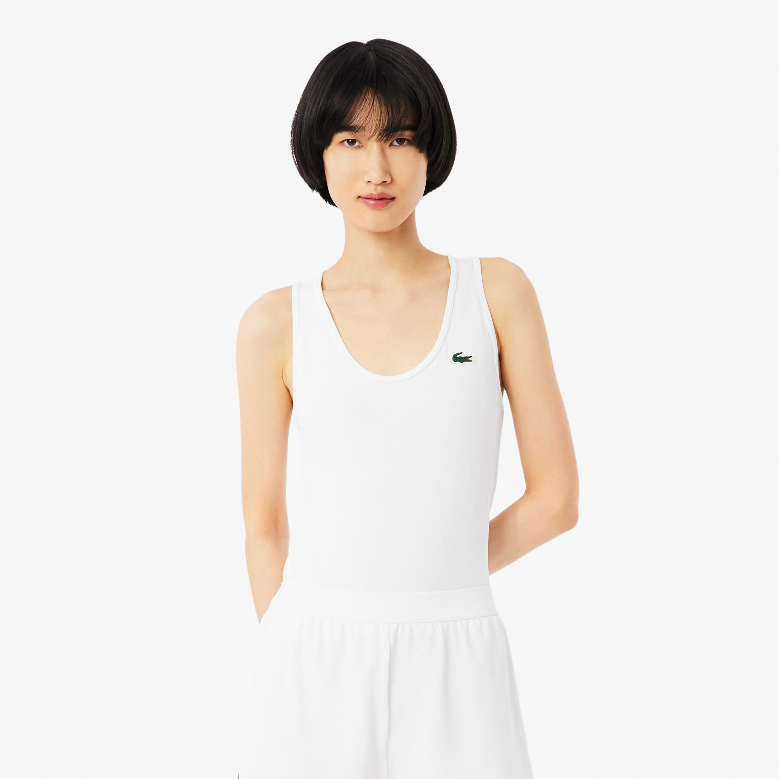 Lacoste Urban Tank-Top Damen - weiß