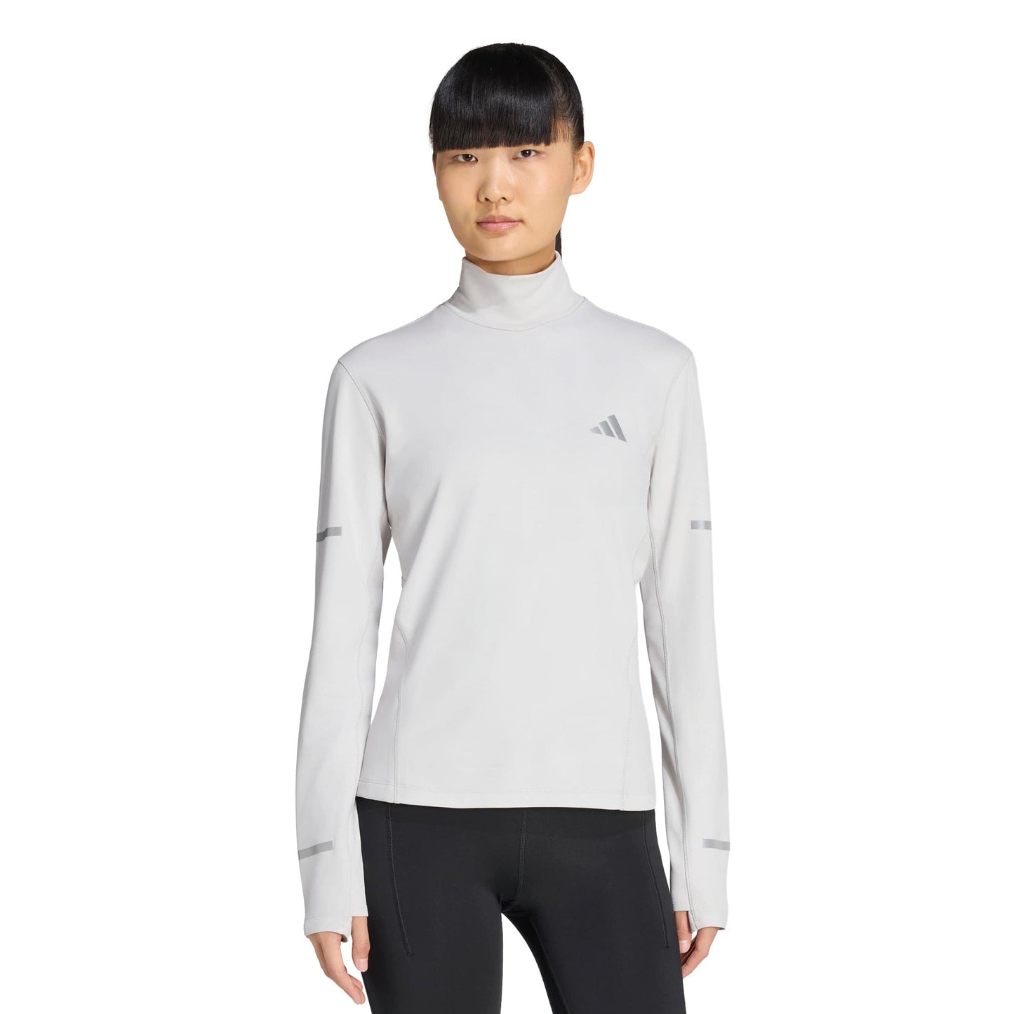 adidas adi365 Warm Laufshirt Damen - grau