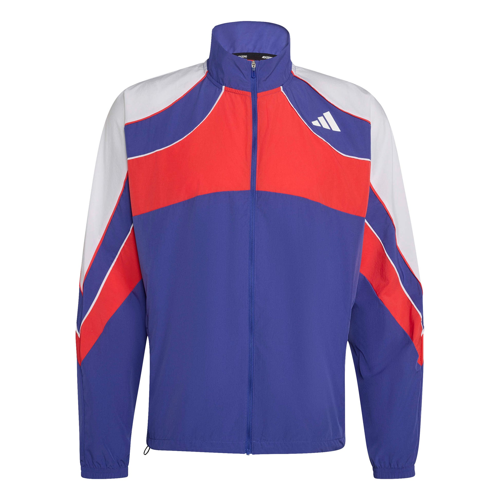 adidas adizero Archive Laufjacke Herren - blau, rot