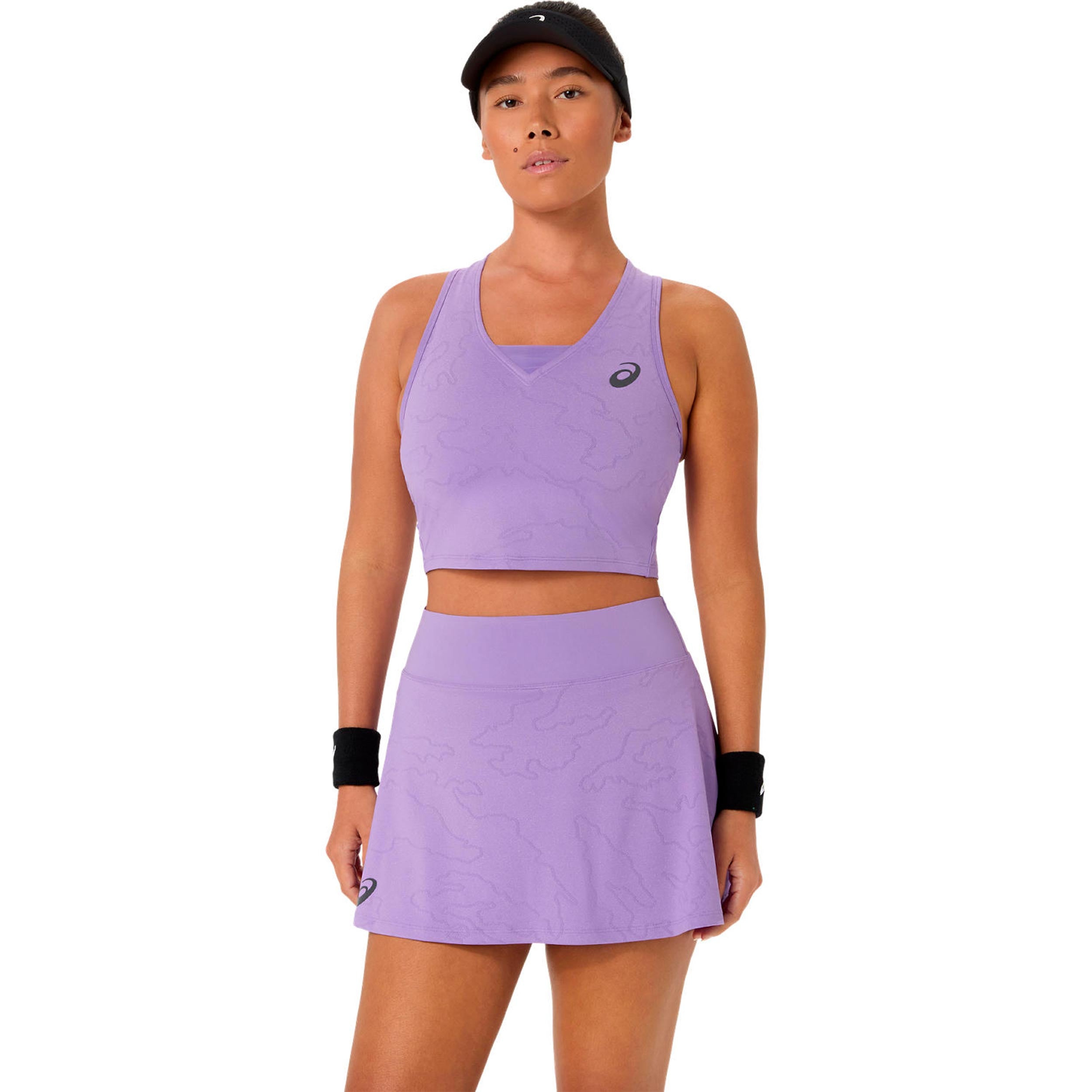 ASICS Match Jacquard Night Energy Tank-Top Damen - lila