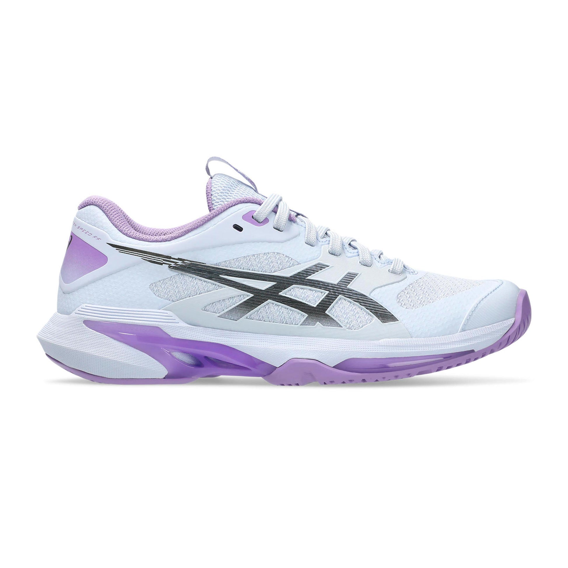 ASICS Solution Speed FF 4 Night Energy Allcourtschuh Damen - hellblau, flieder