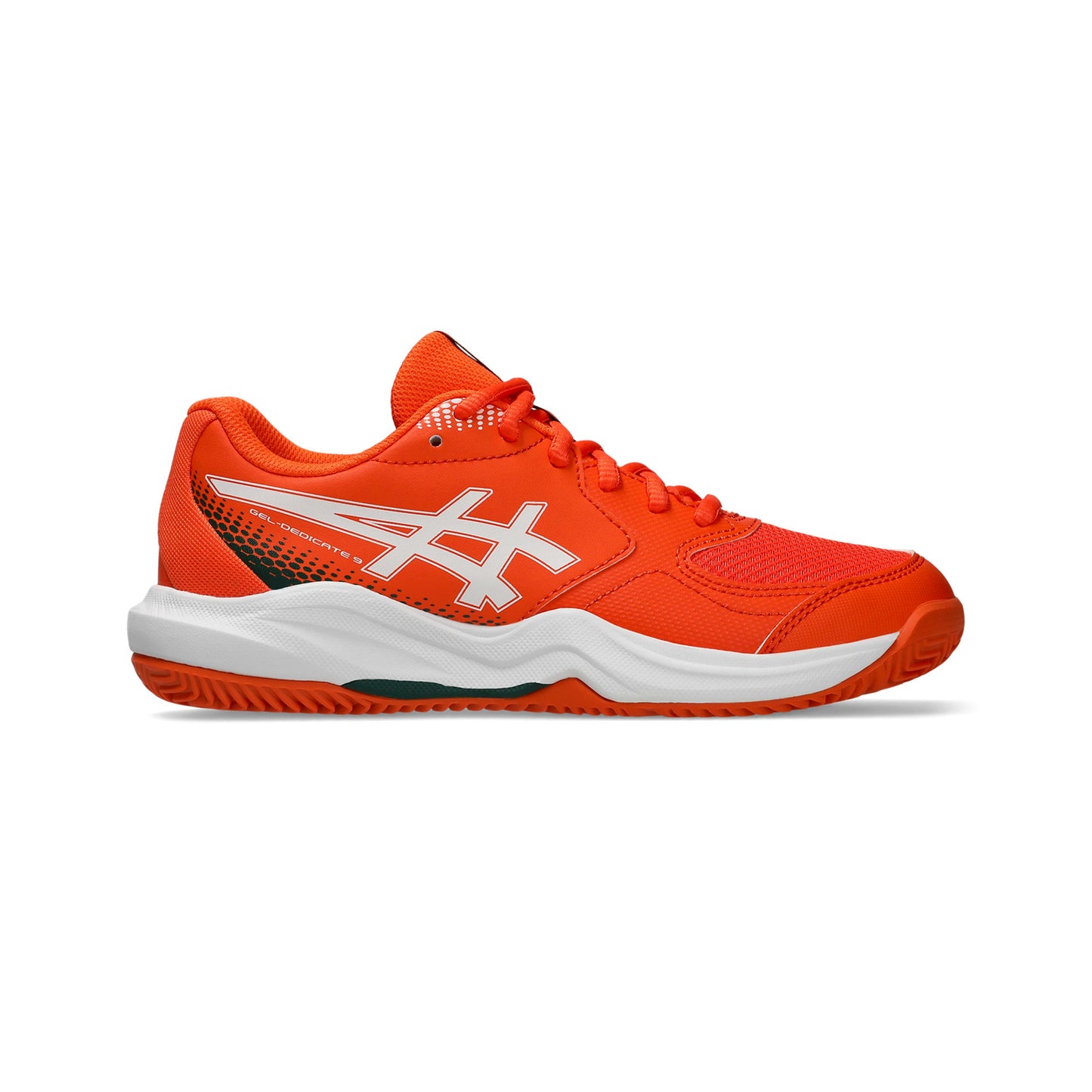 ASICS Gel-Dedicate 9 GS Padelschuh Kinder - neonorange, weiß