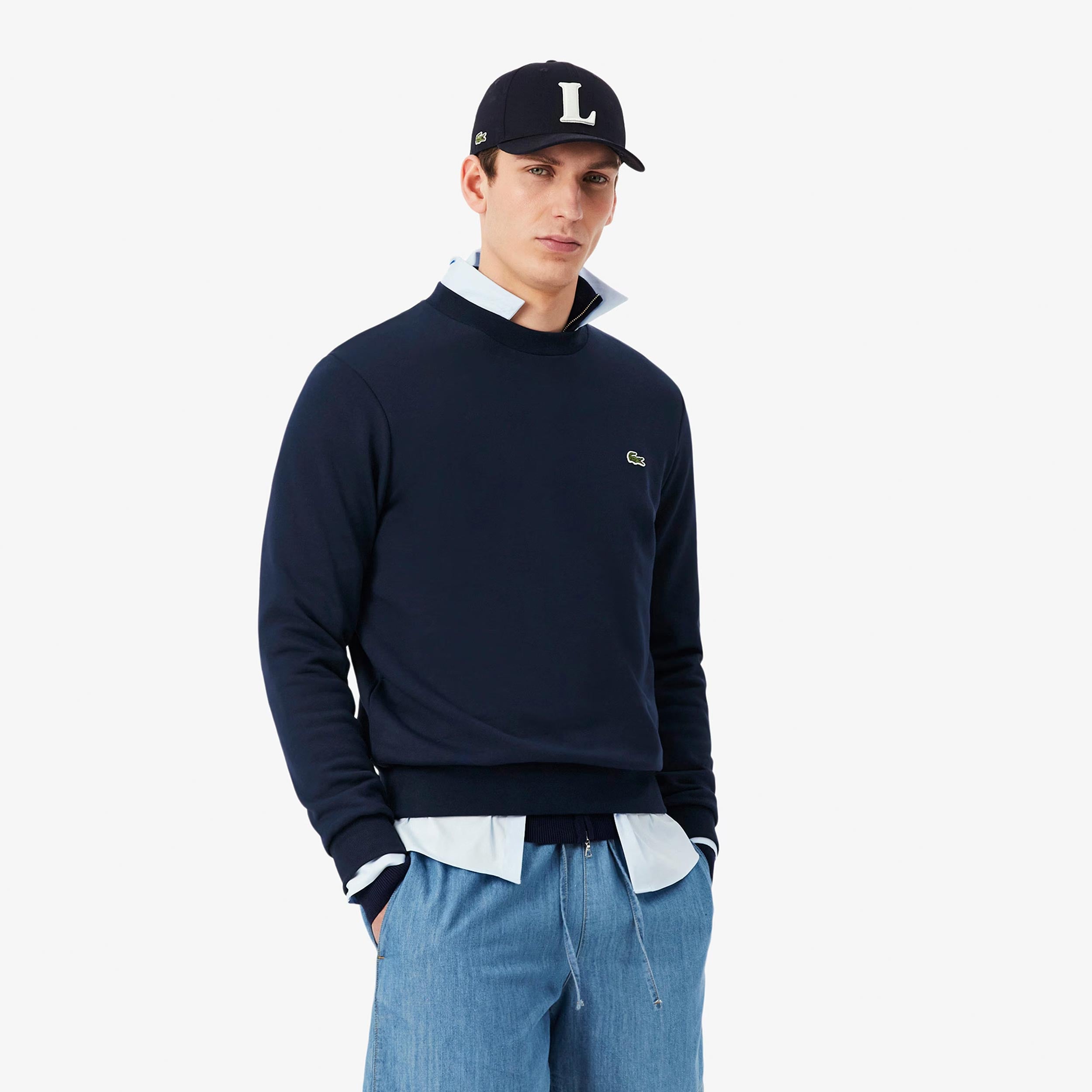 Lacoste Sweatshirt Herren - dunkelblau
