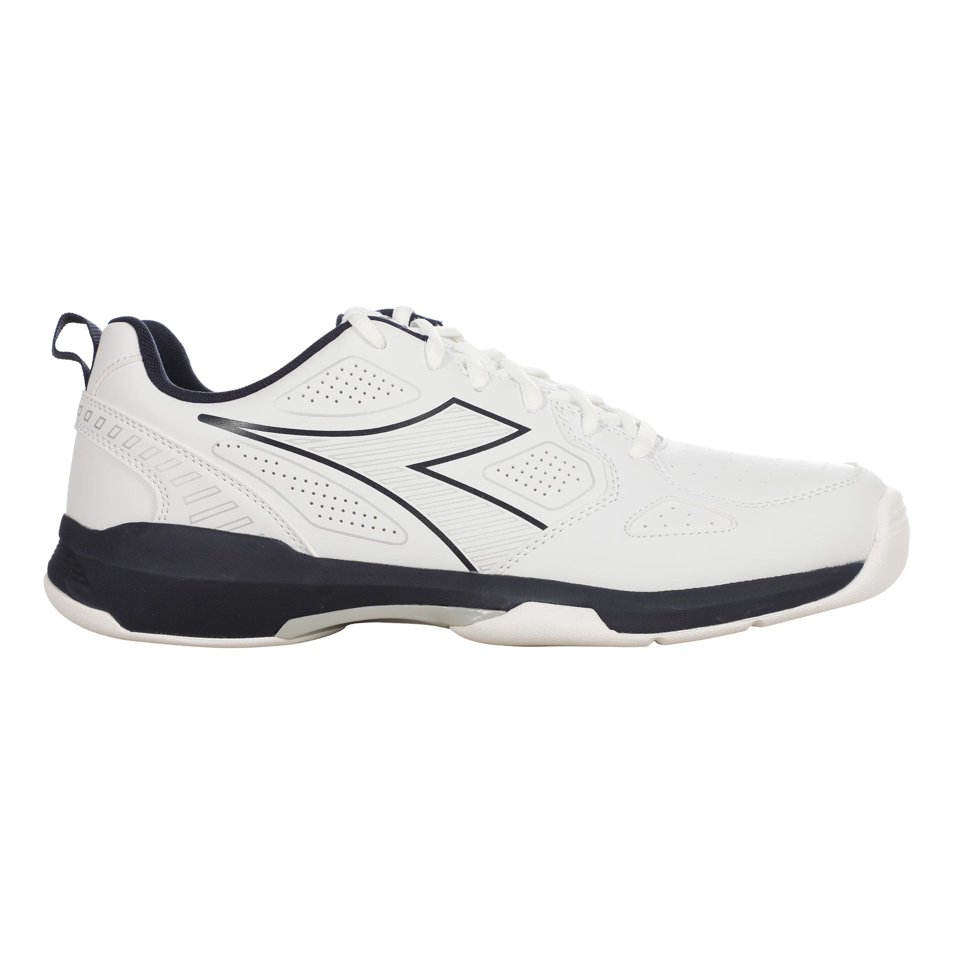 Diadora S. Challenge 7 SL Teppichschuh Herren - weiß, dunkelblau