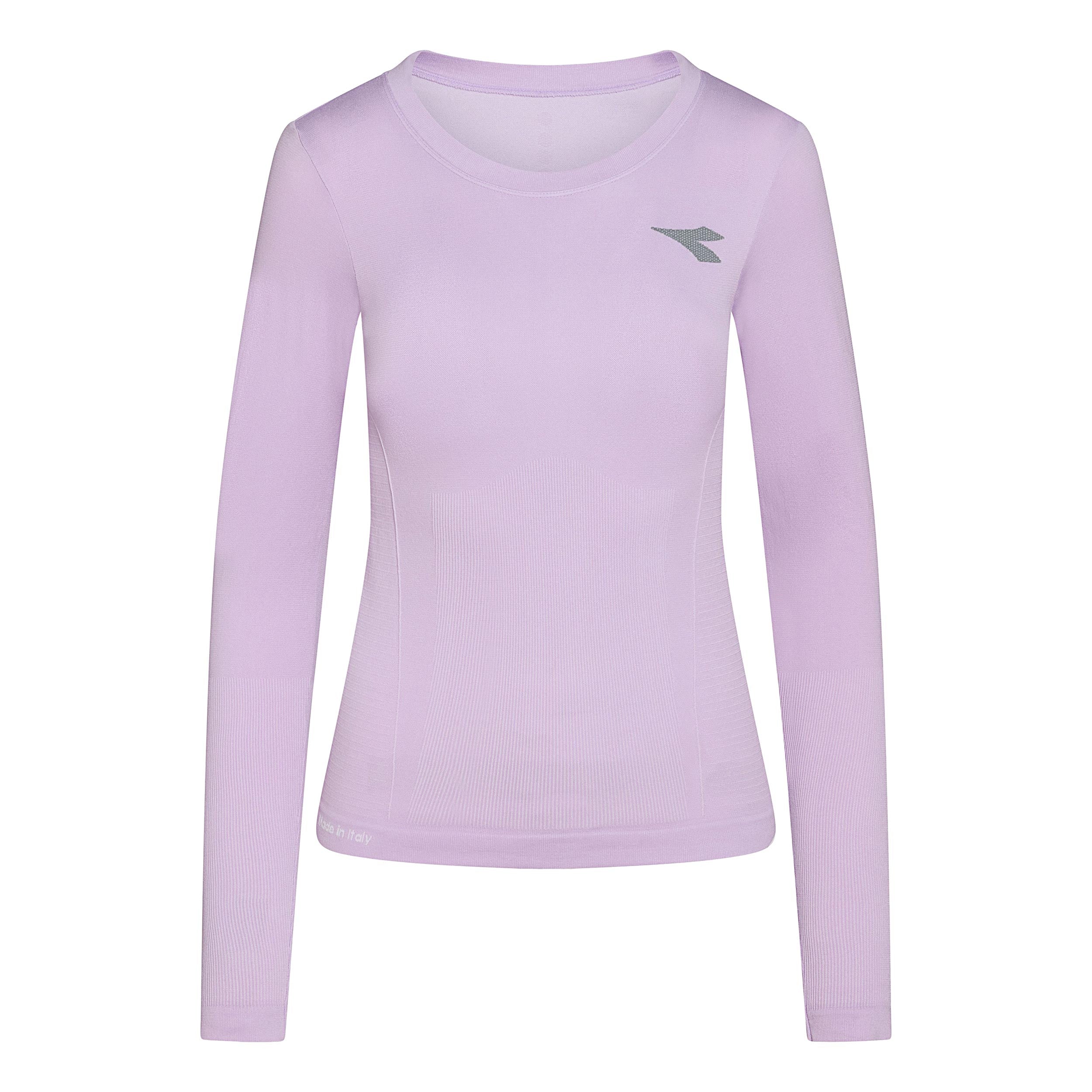 Diadora Stratouno Longsleeve Damen - flieder