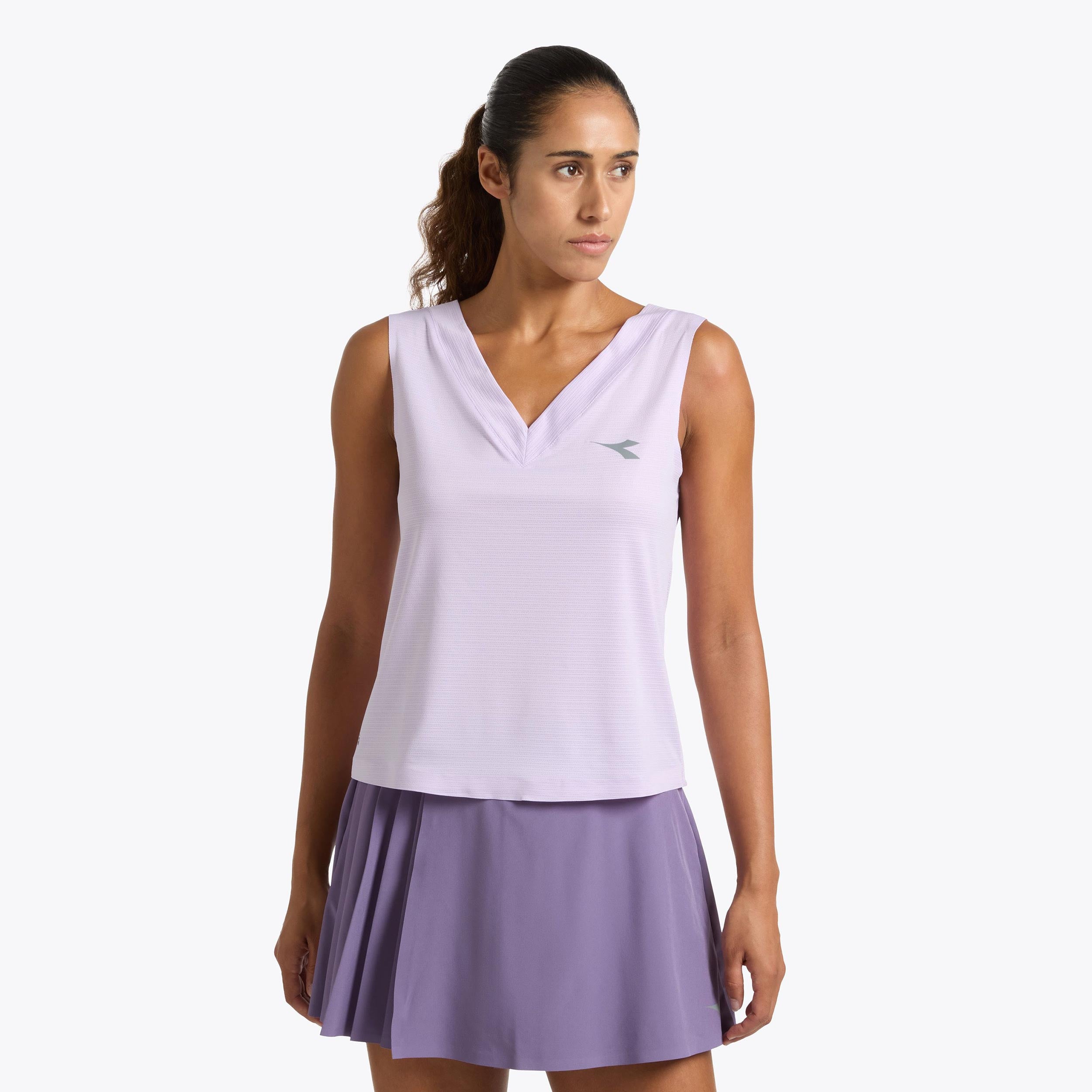 Diadora Fibrazero Tank-Top Damen - flieder