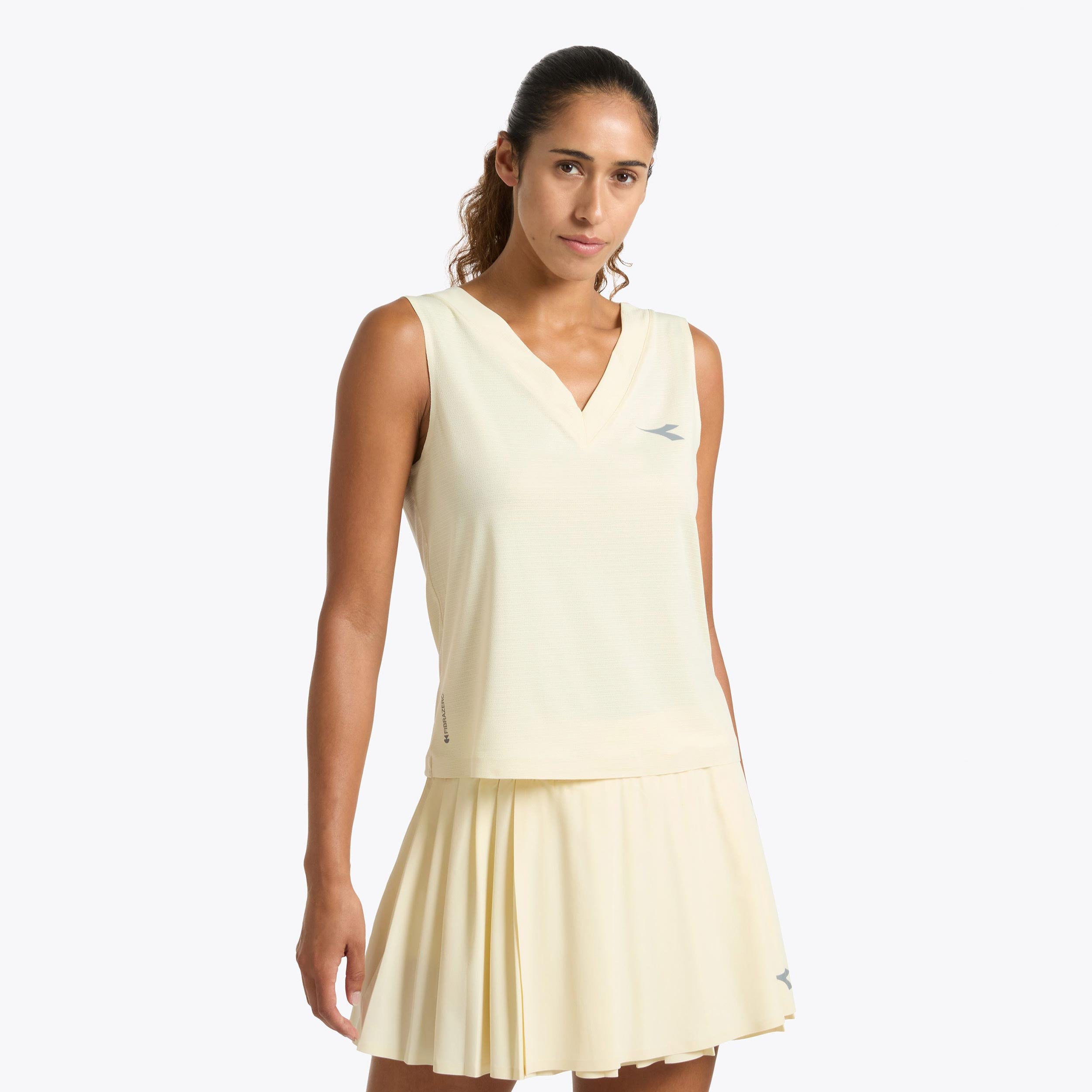 Diadora Fibrazero Tank-Top Damen - beige