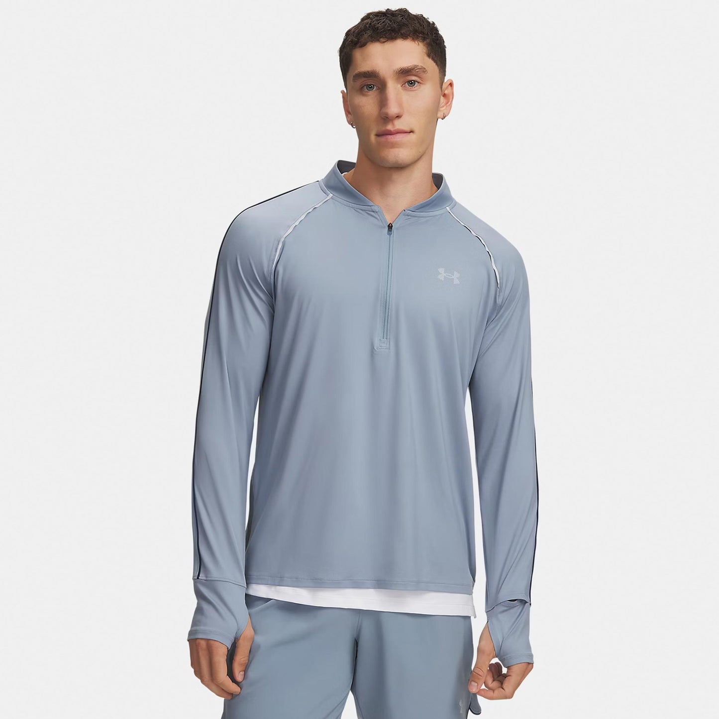 Under Armour Velociti Half Zip  Laufshirt Herren - blau