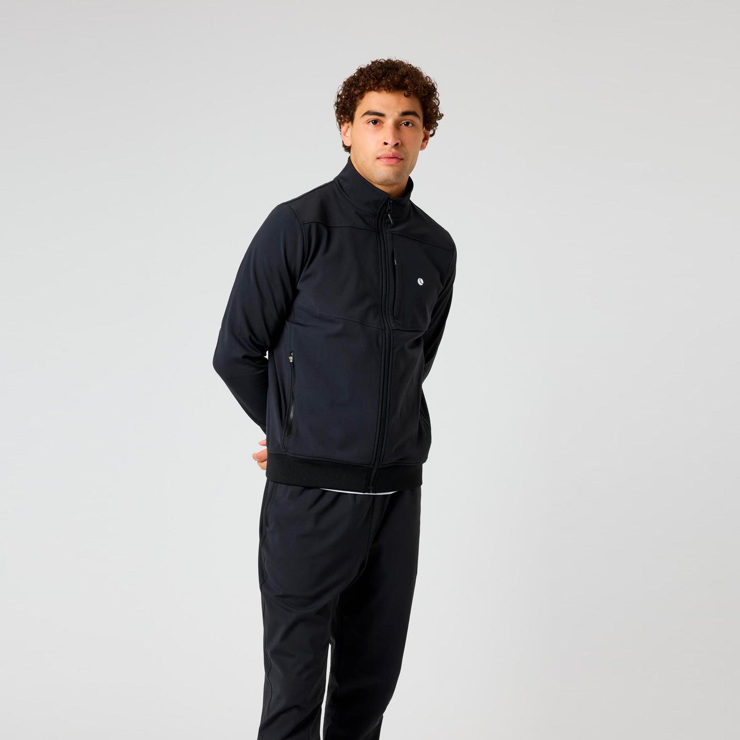 Björn Borg Ace Court Trainingsjacke Herren - schwarz