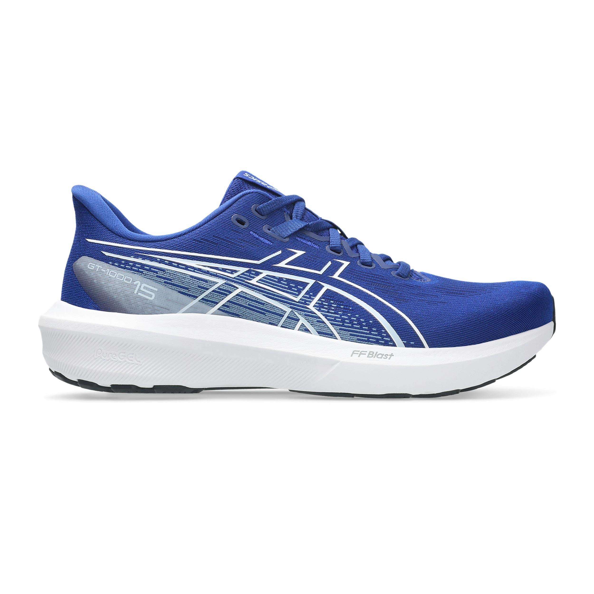 ASICS GT-1000 15 Stabilitätsschuh Herren - blau, weiß
