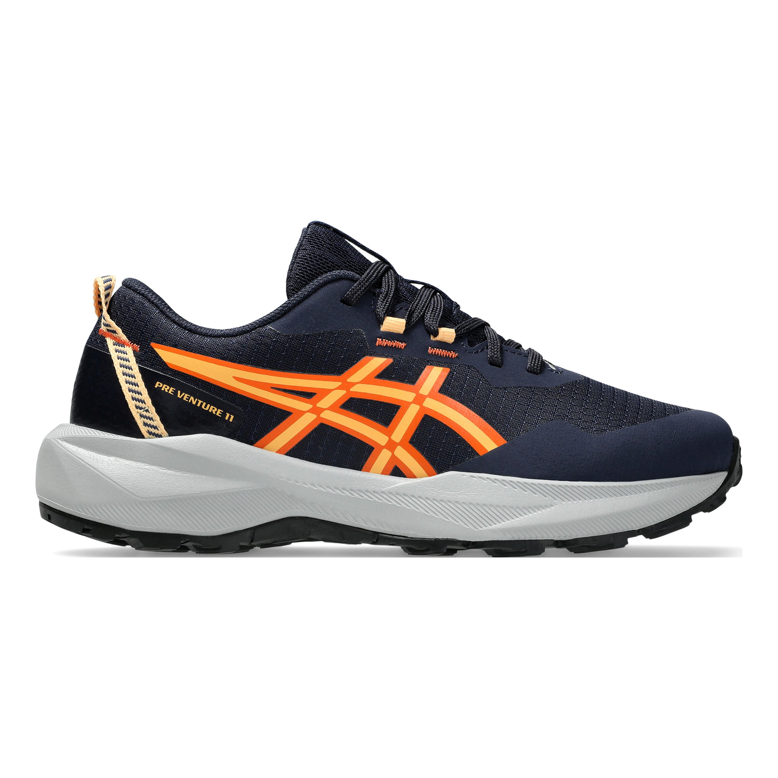 ASICS PRE VENTURE 11 GS Trailschuh Kinder - dunkelblau, orange