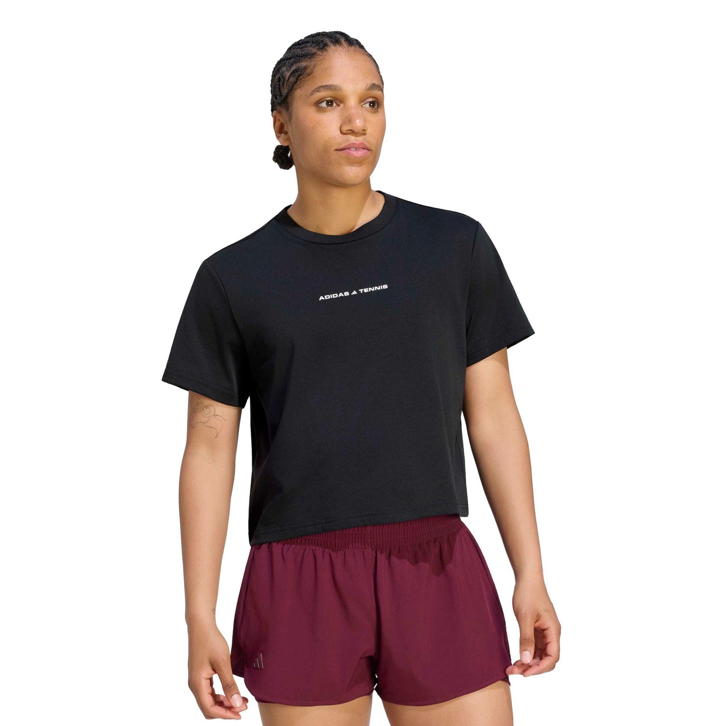 adidas Graphic T-Shirt Damen - schwarz, weiß