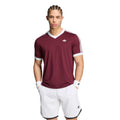 Classics T-Shirt Herren - weinrot, weiß