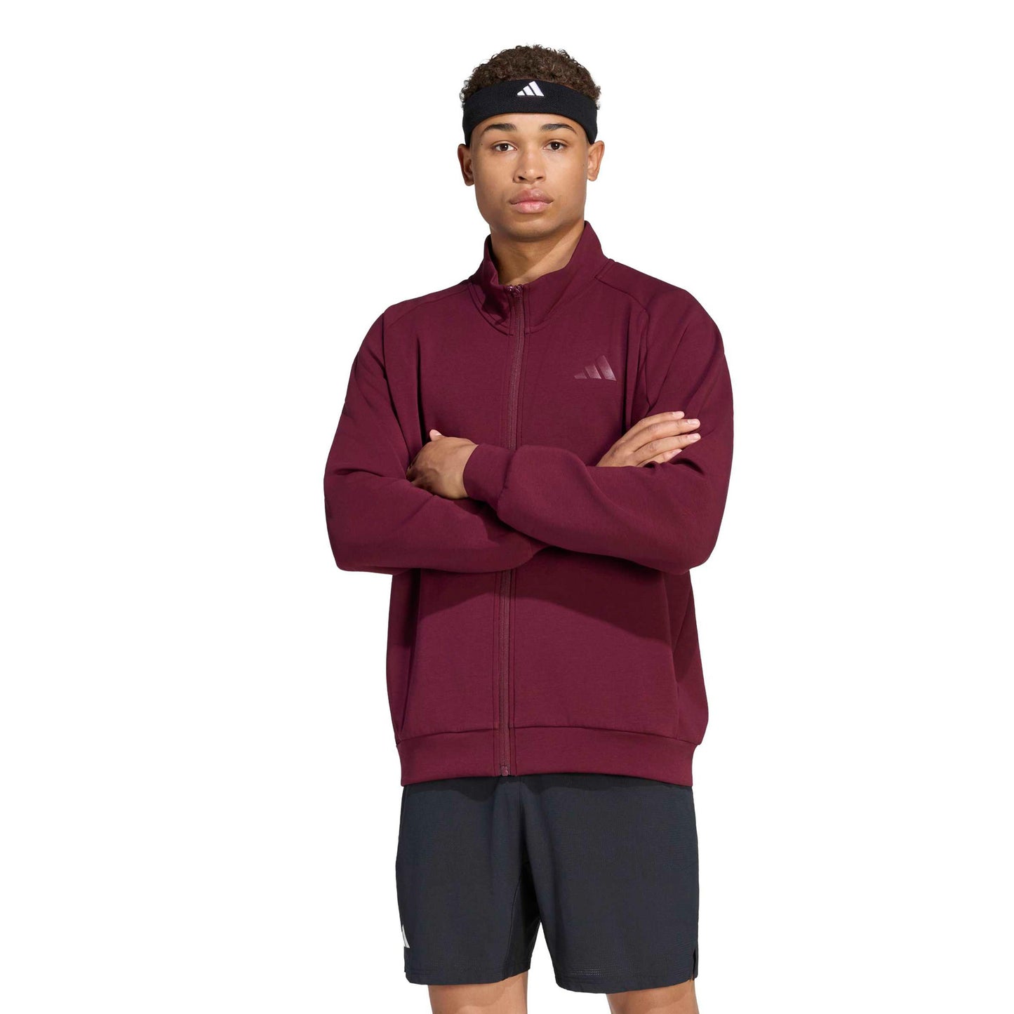 adidas Cover Up Trainingsjacke Herren - weinrot