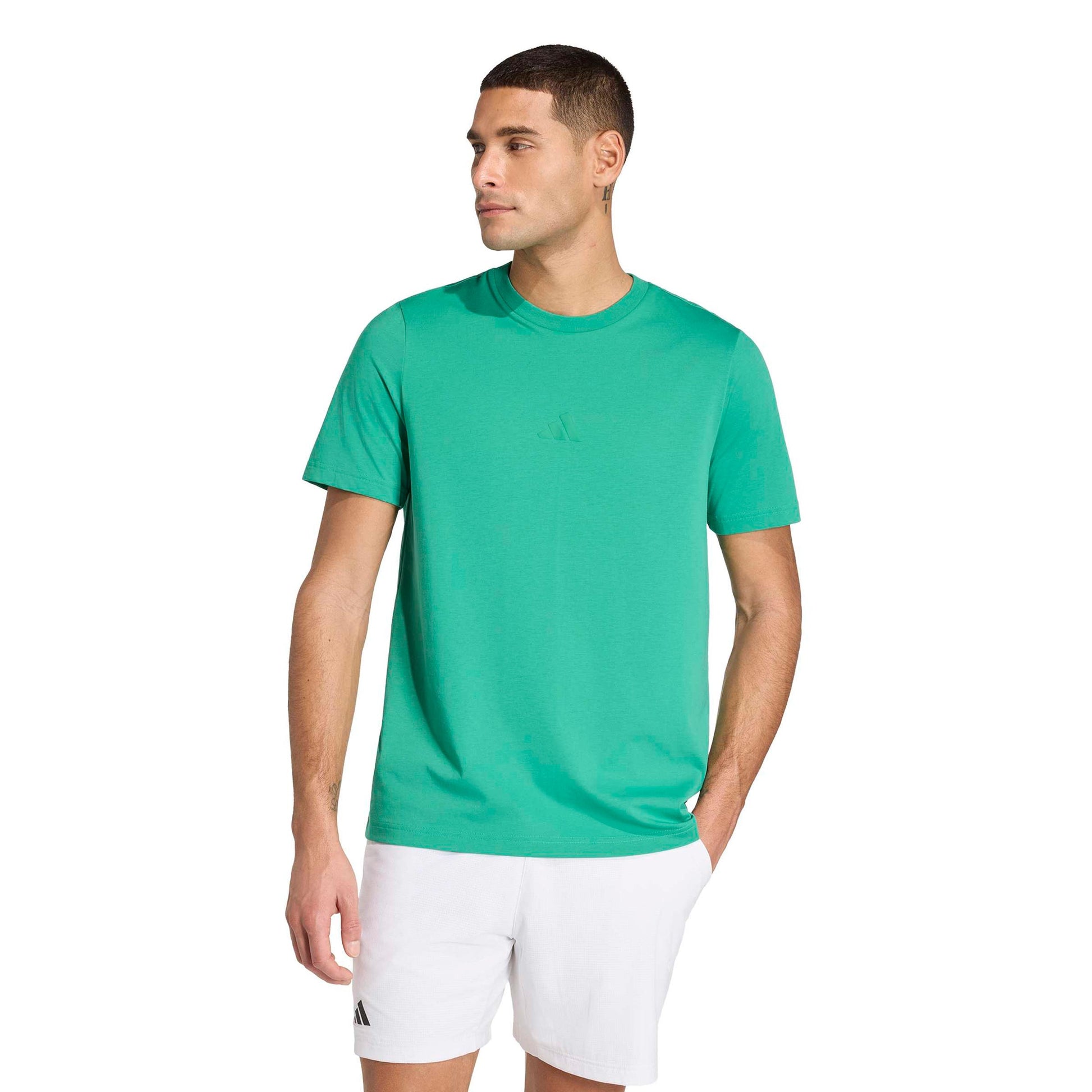 adidas Graphik T-Shirt Herren - dunkelgrün