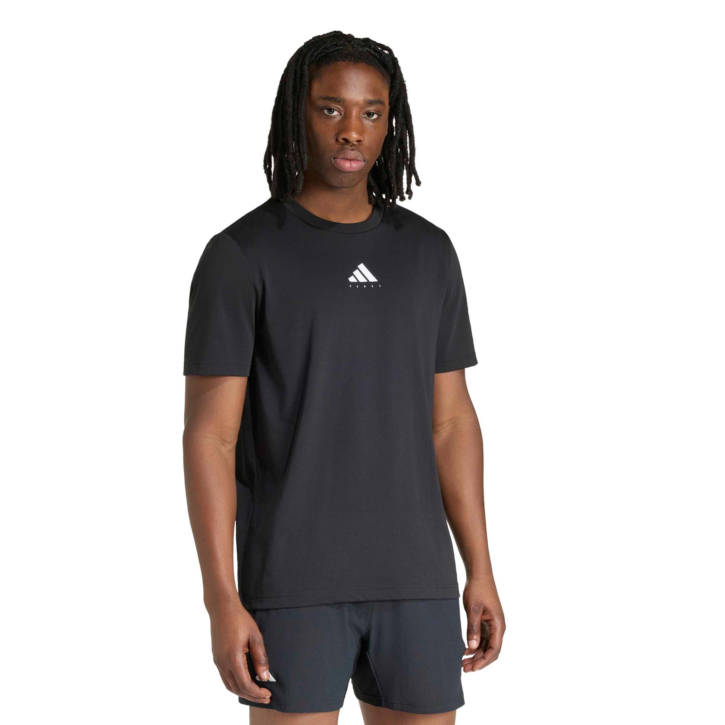 adidas Cat Graphic T-Shirt Herren - schwarz, weiß