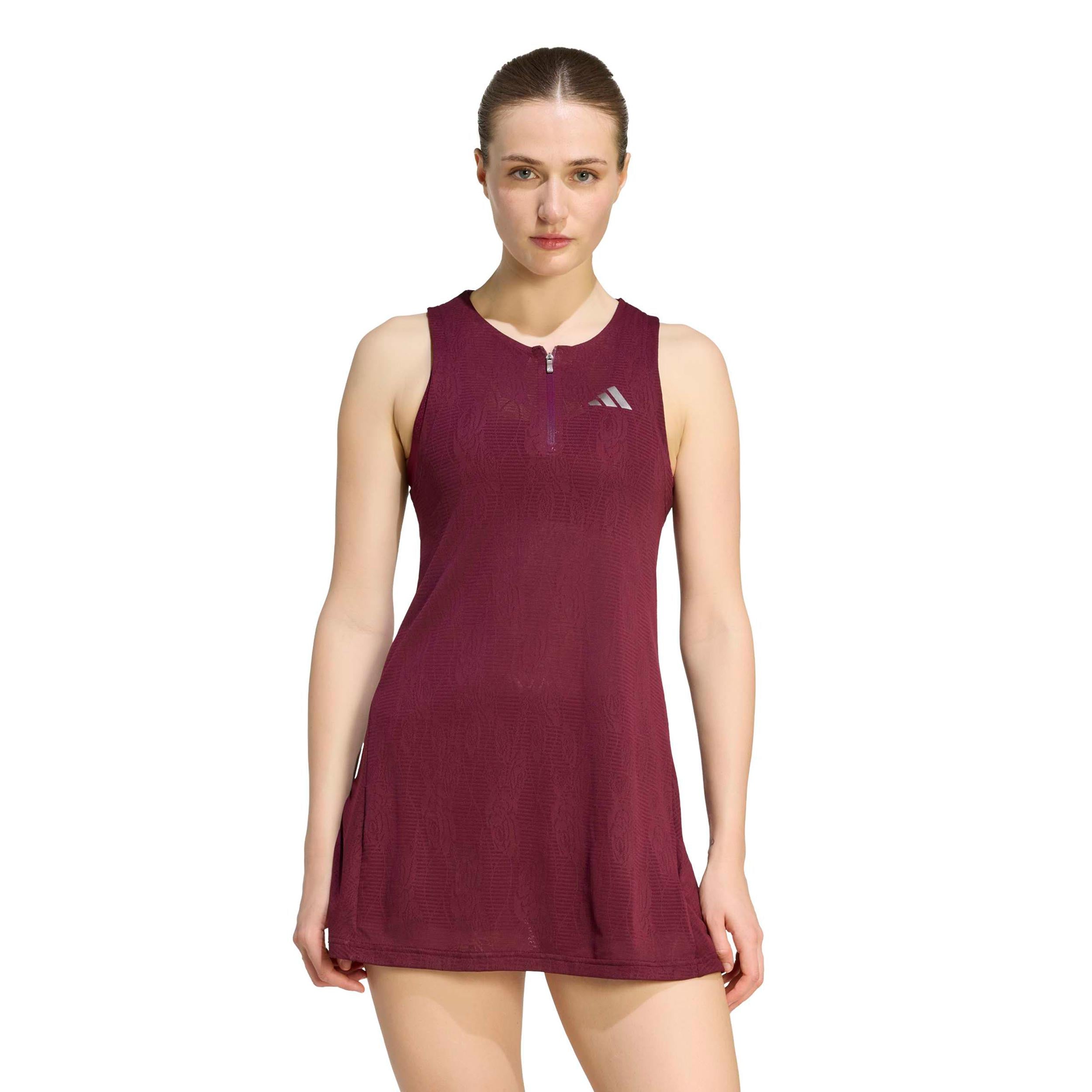 adidas Pro Kleid Damen - weinrot