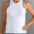 ESSENTIAL Tank-Top Damen - weiß, blau