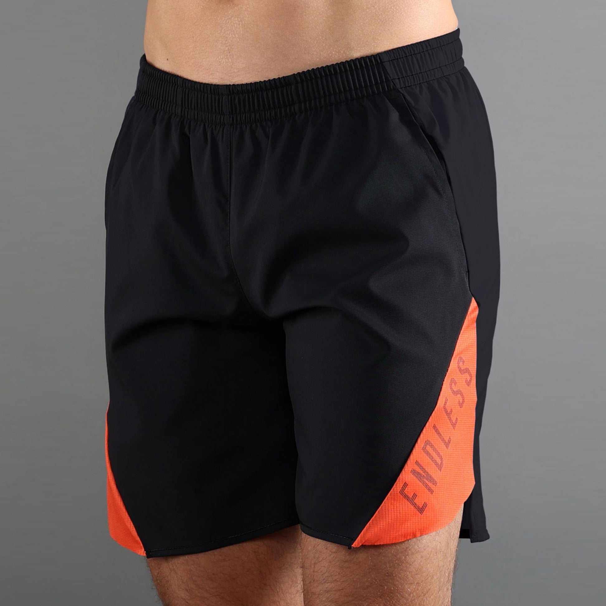 Endless PHOENIX Shorts Herren - schwarz, orange