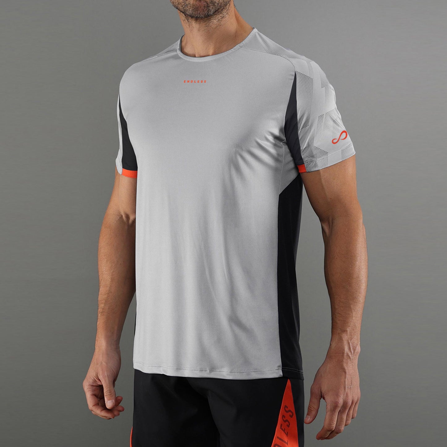 Endless RYKER T-Shirt Herren - grau, schwarz