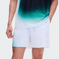 5Inch Court Swing Shorts Herren - weiß, grün