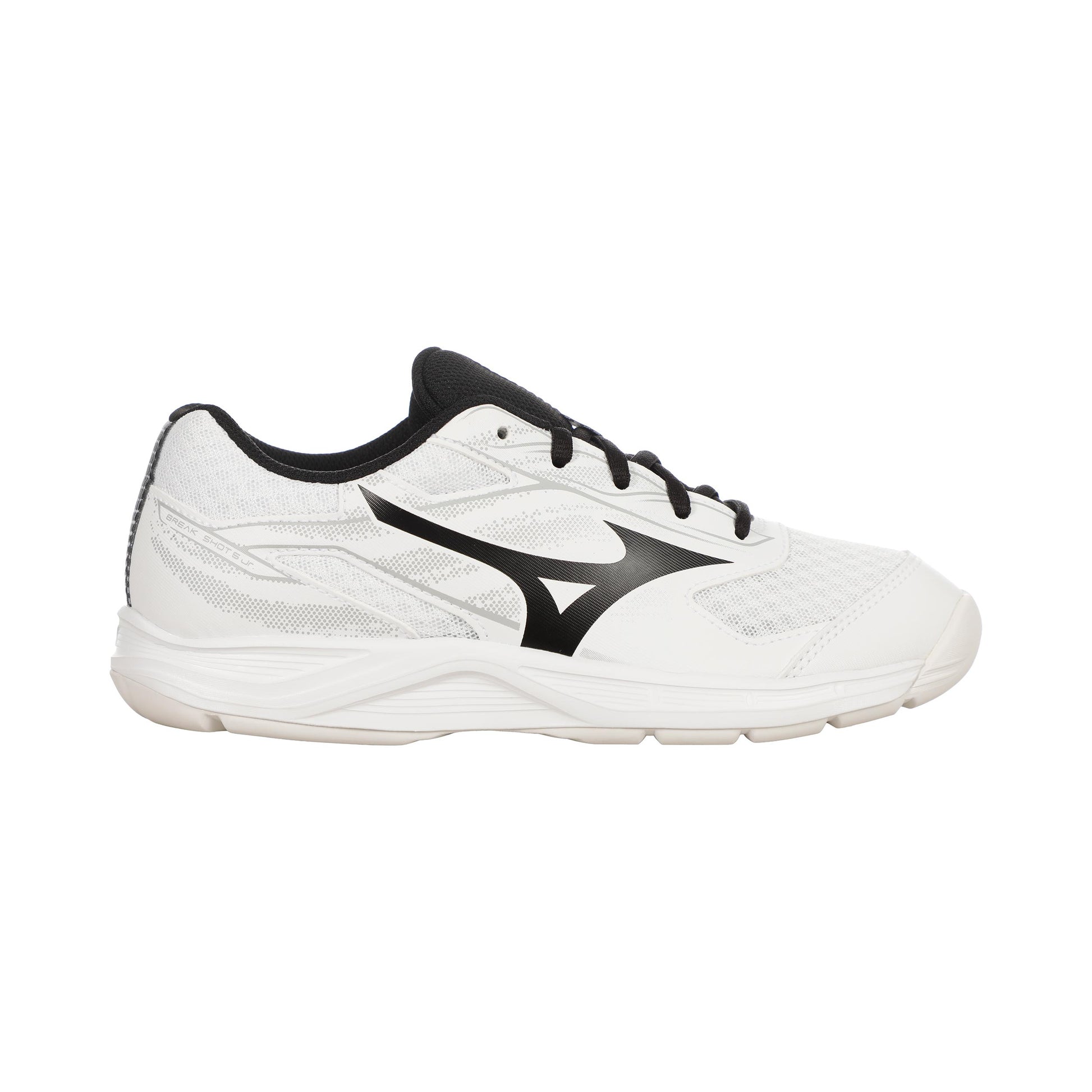 Mizuno Break Shot 5 Teppichschuh Kinder - weiß, schwarz