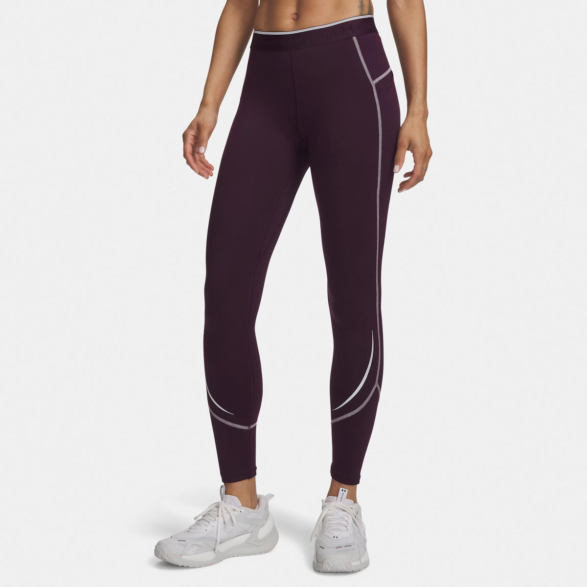 Under Armour ColdGear Elite  Tight Damen - lila, silber