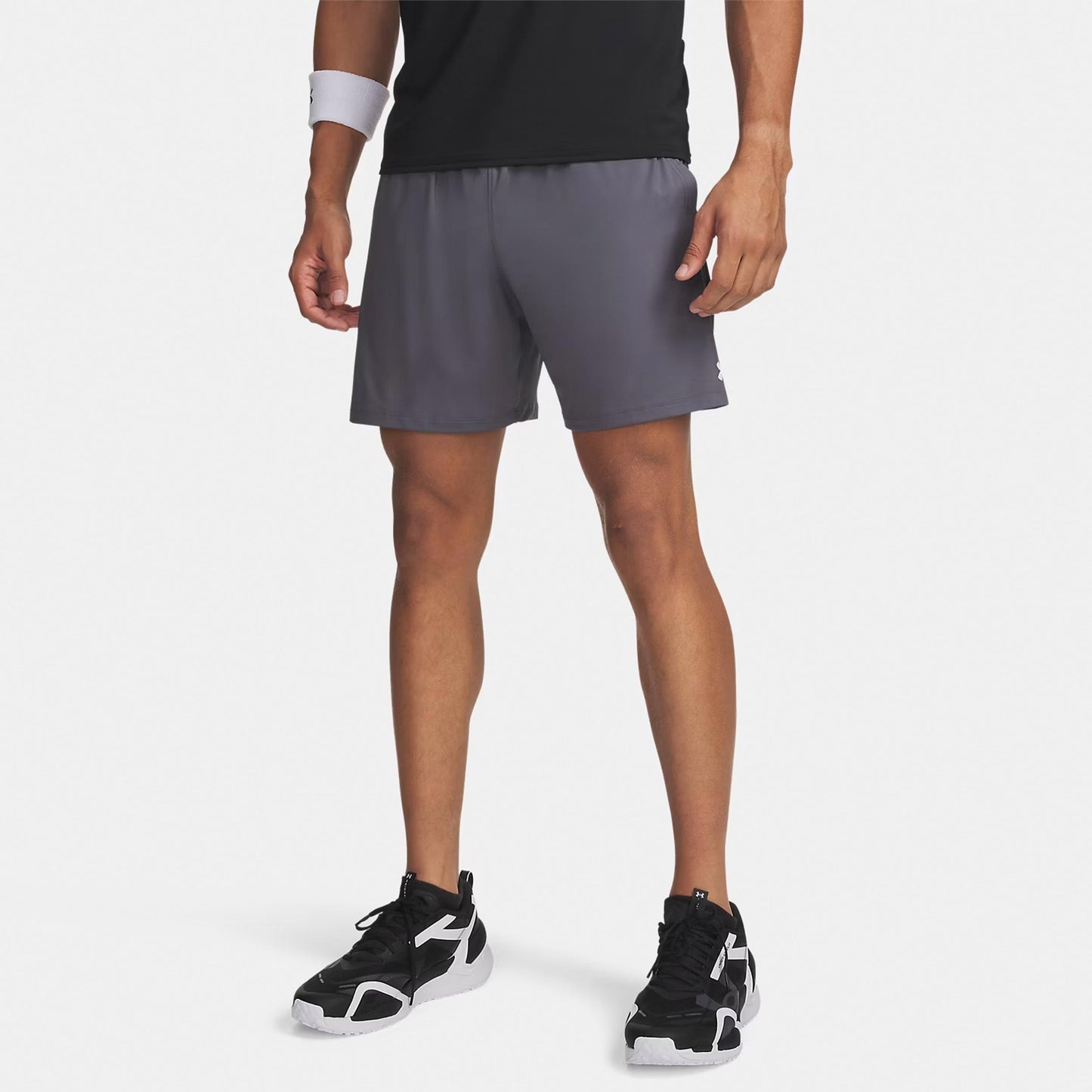 Under Armour Tech Vent 7in   Shorts Herren - grau, weiß