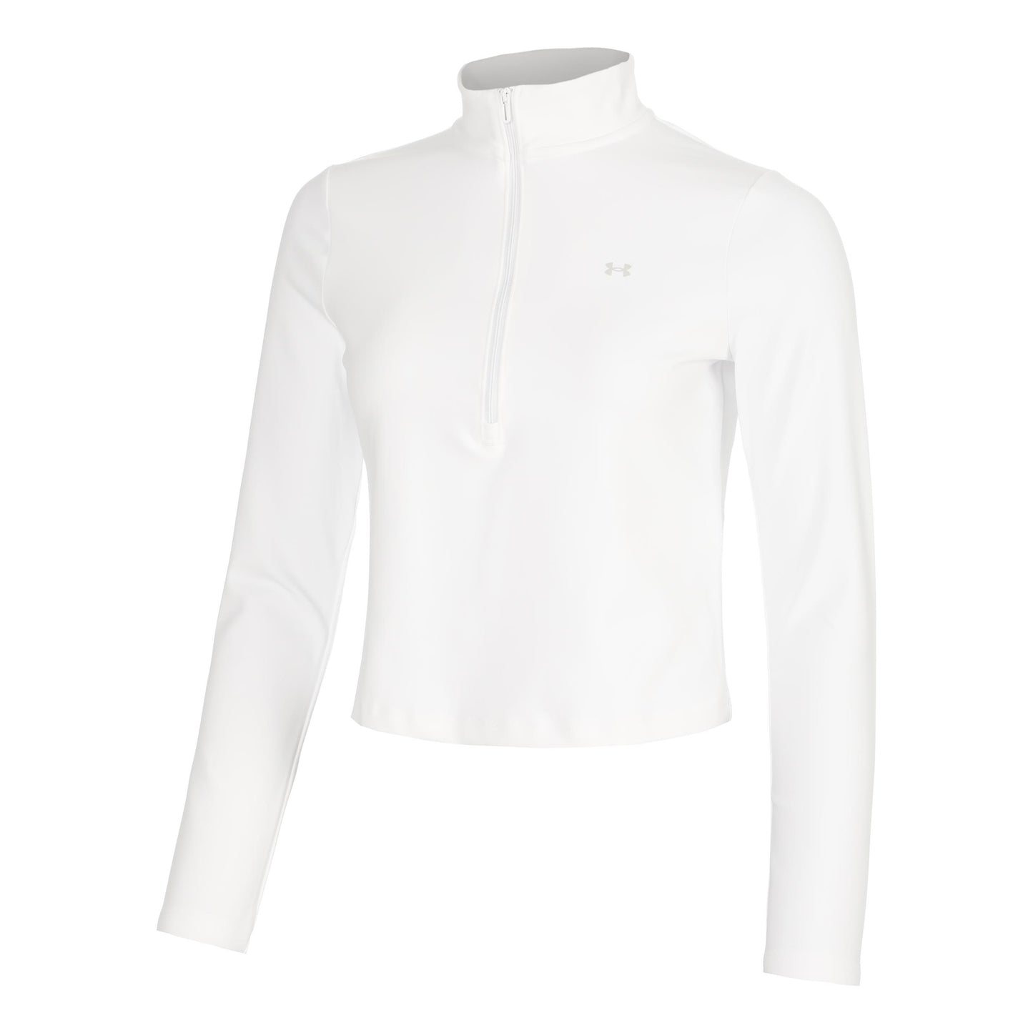 Under Armour Motion 1/2 Zip Longsleeve Damen - weiß, hellgrau