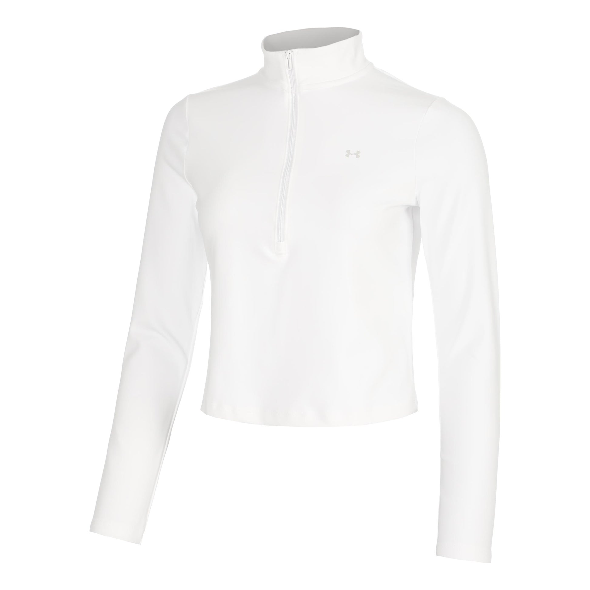 Under Armour Motion 1/2 Zip Longsleeve Damen - weiß, hellgrau