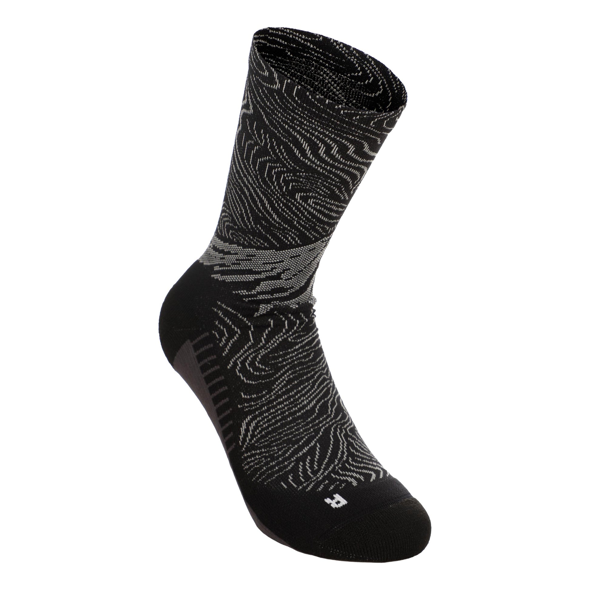 ASICS Fujitrail Graphic Crew  Laufsocken - schwarz, grau