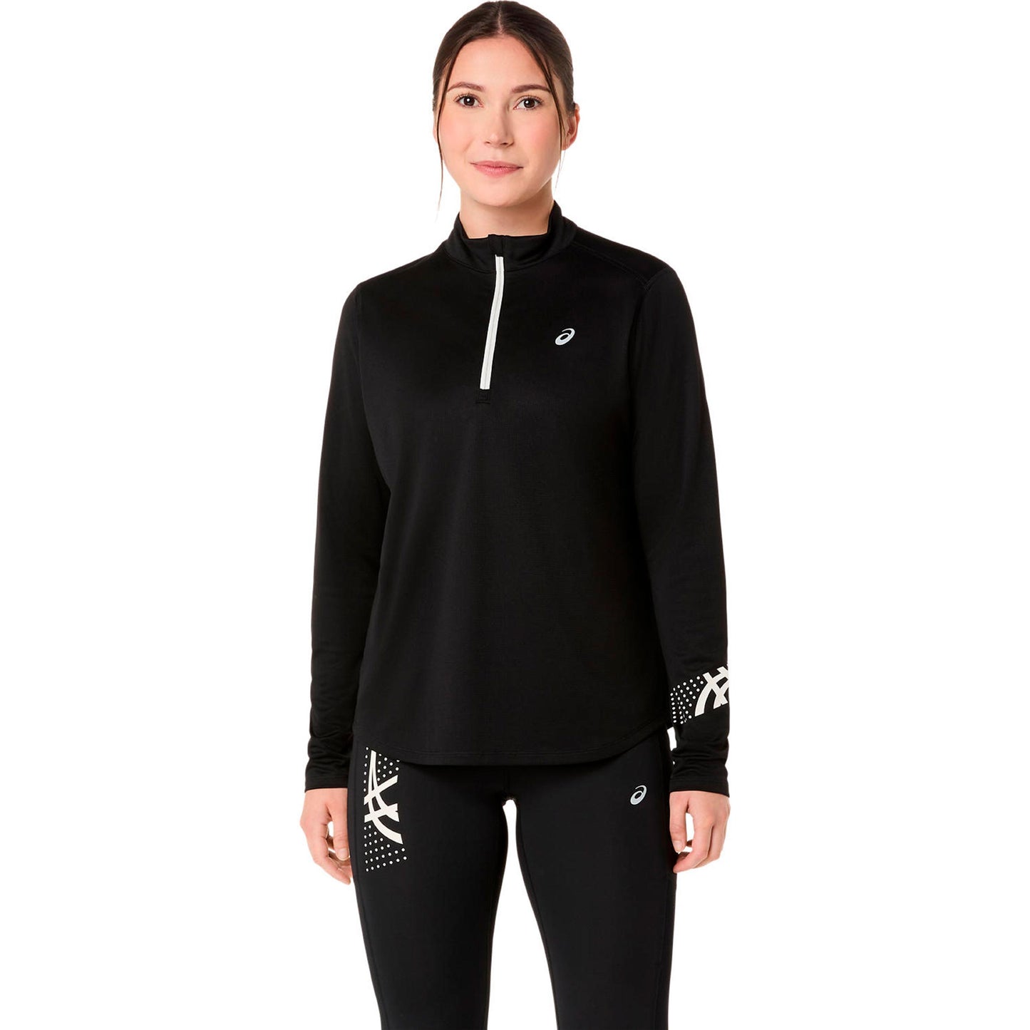 ASICS Icon 1/2 Zip  Laufshirt - schwarz