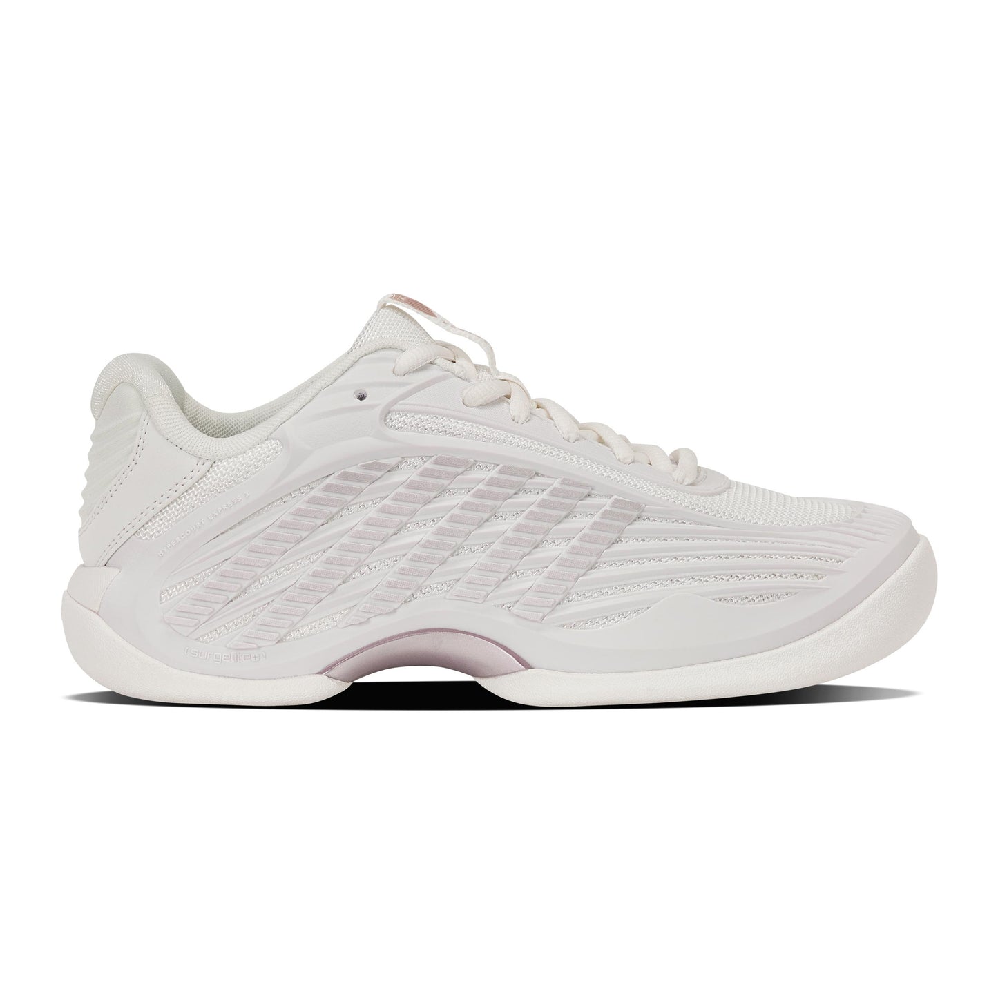 K-Swiss Hypercourt Express 3 Teppichschuh Damen - weiß, rosa