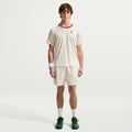 Court Advantage T-Shirt Herren - creme, rot
