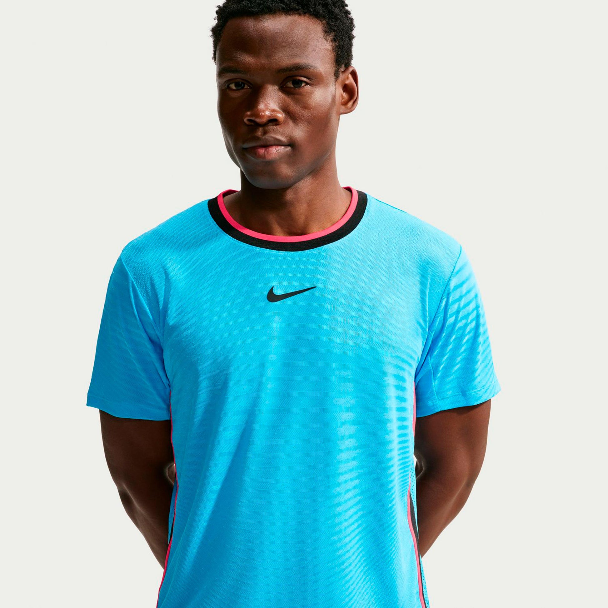 Nike Court Slam T-Shirt Herren - hellblau