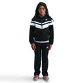 Sportswear Trainingsanzug Kinder - schwarz, weiß