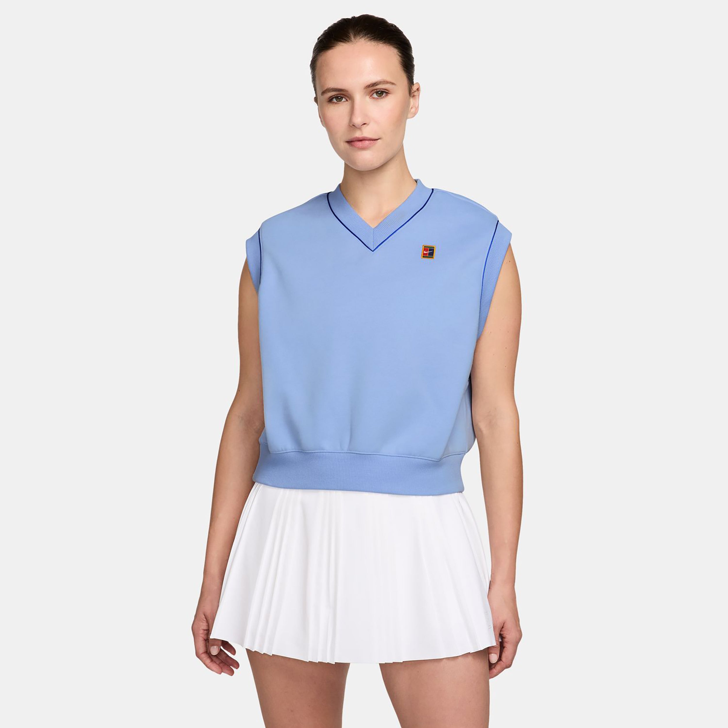 Nike Court Pullunder Damen - hellblau