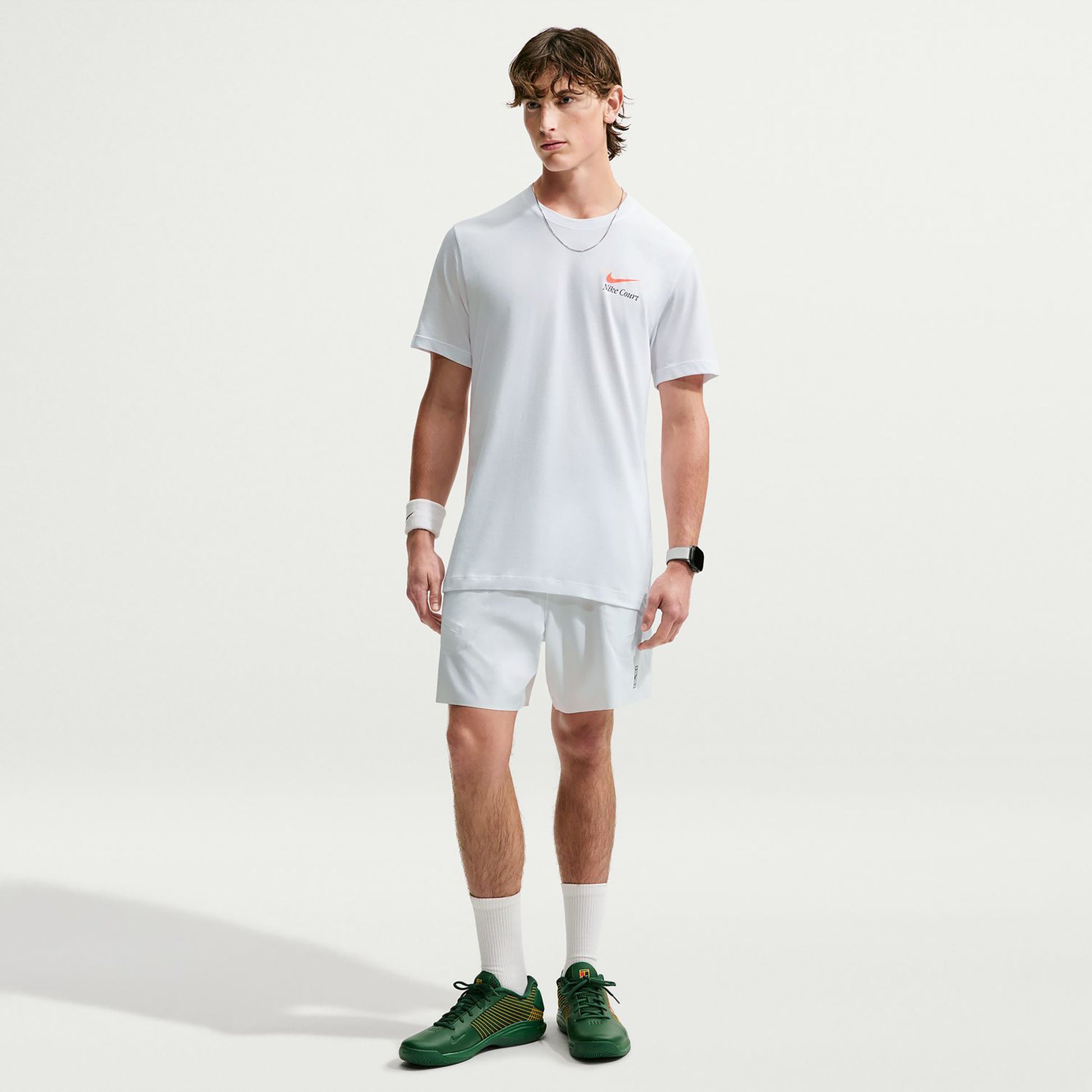 Nike Court Dri-Fit T-Shirt Herren - weiß