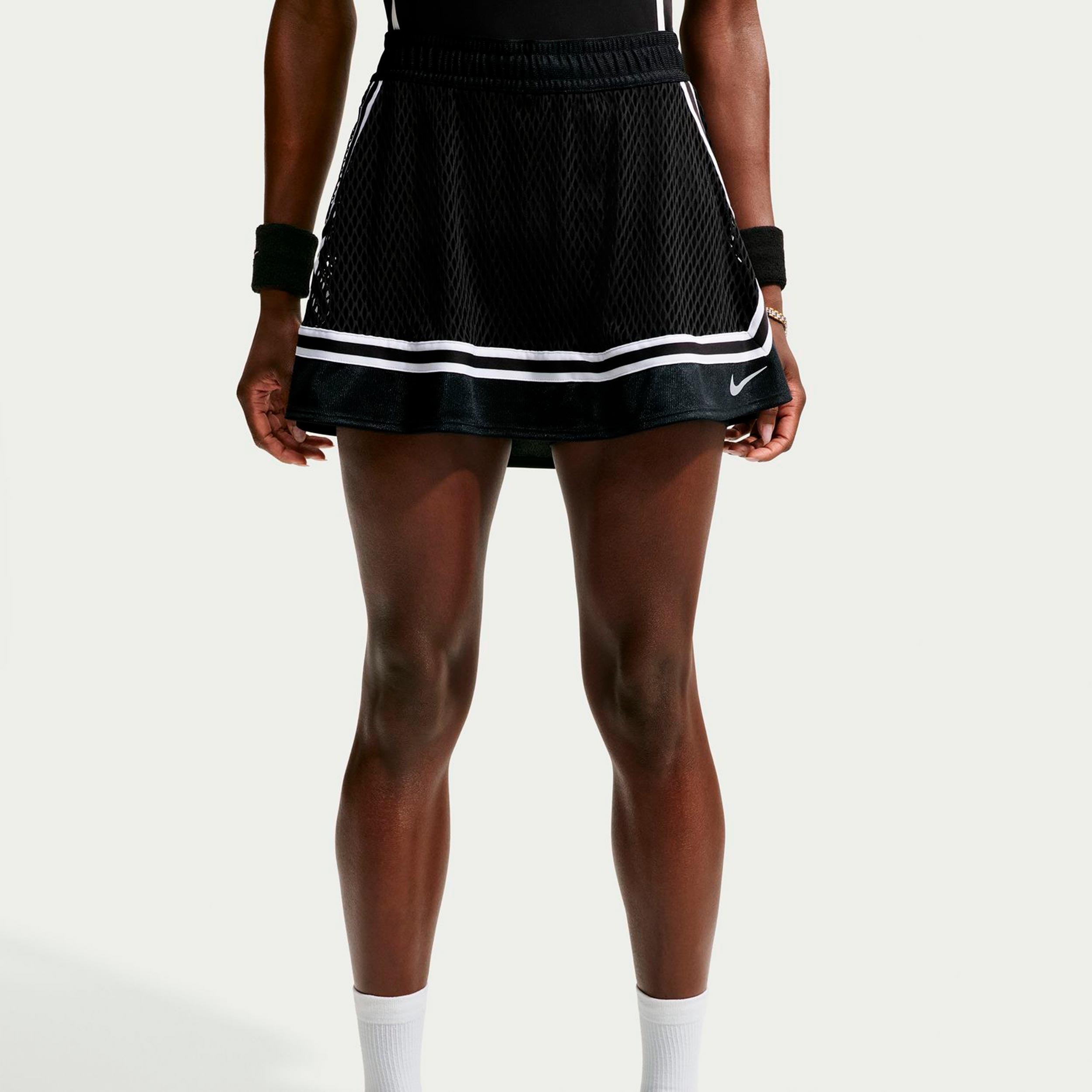 Nike Court Slam Rock Damen - schwarz, weiß