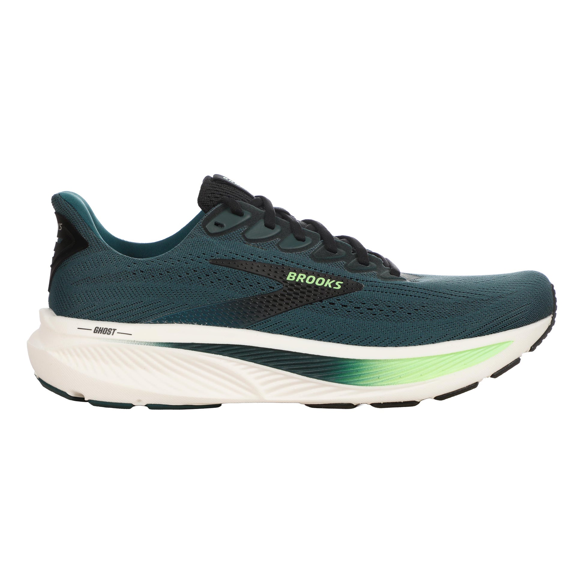 Brooks Ghost 17 Neutralschuh Herren - dunkelgrün, schwarz