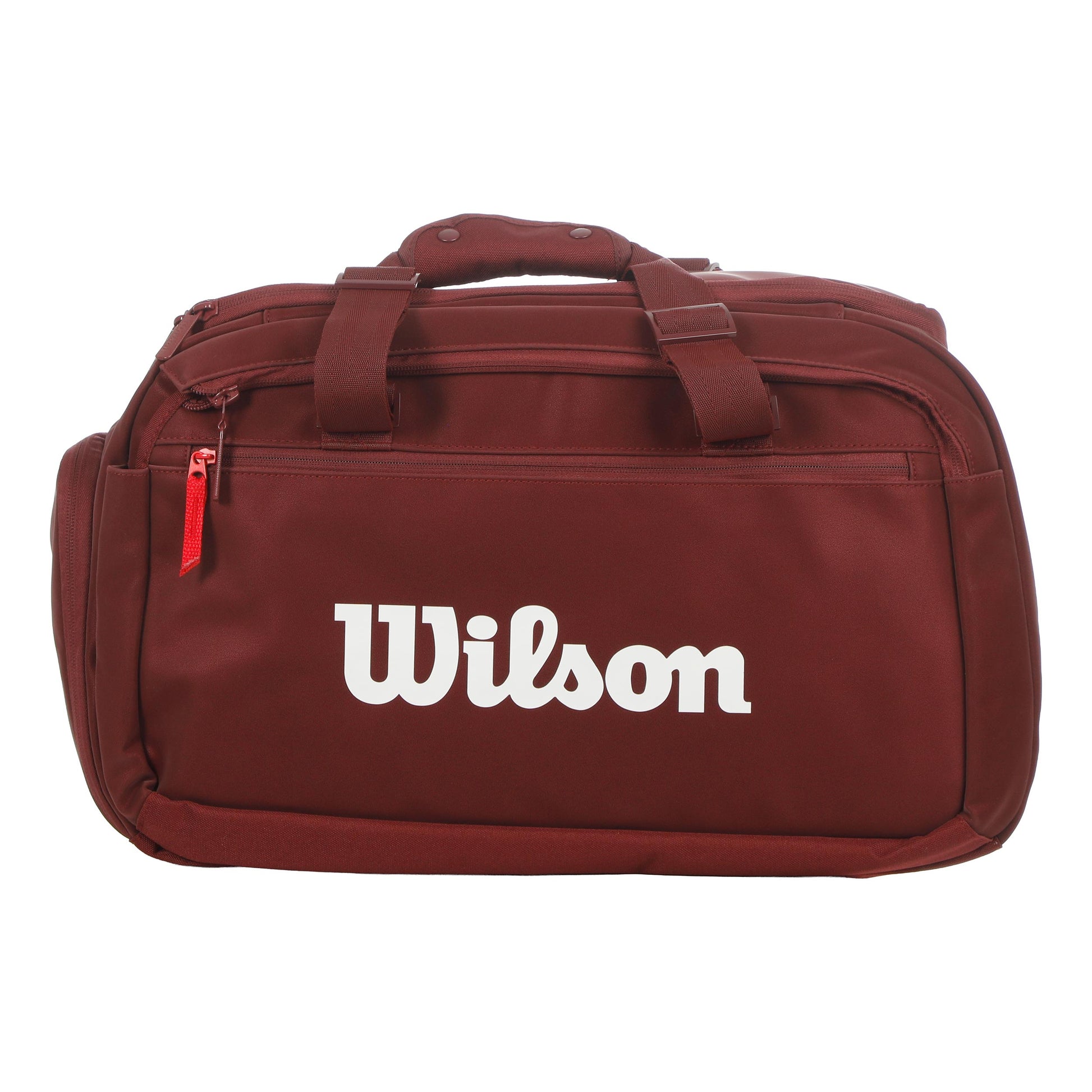 Wilson Defyer V1 Small Duffel Sporttasche - weinrot