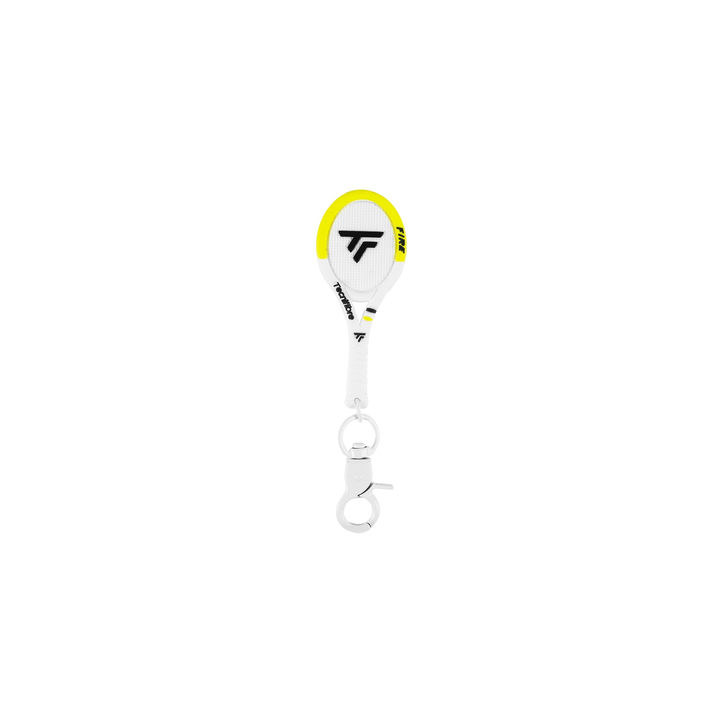 Tecnifibre Fire Schlüsselanhänger - weiß, gelb
